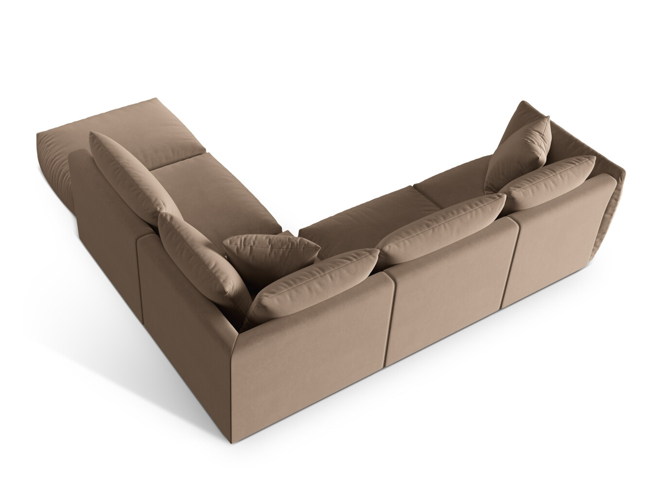 Moduļu stūra dīvāns Ruvmone 108 (Casino Taupe)