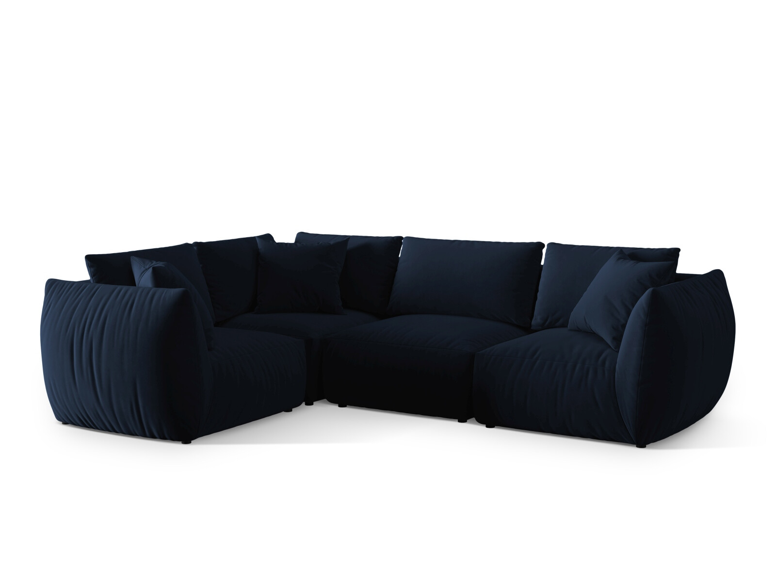 Moduļu stūra dīvāns Ruvmone 109 (Casino Deep Blue)