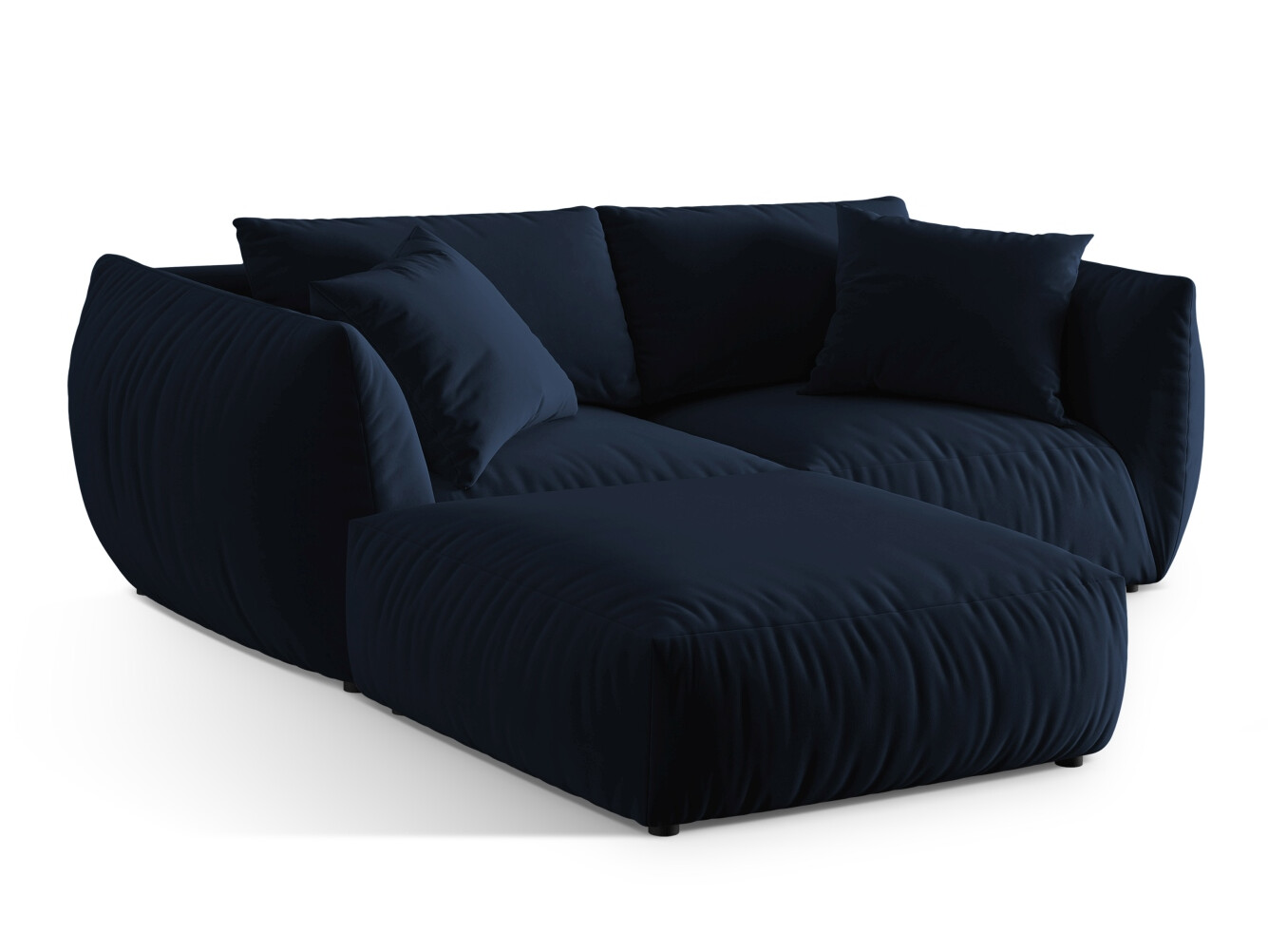 Moduļu stūra dīvāns Ruvmone 110 (Casino Deep Blue)