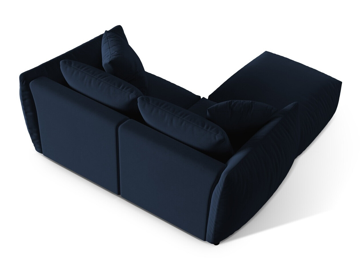 Moduļu stūra dīvāns Ruvmone 110 (Casino Deep Blue)