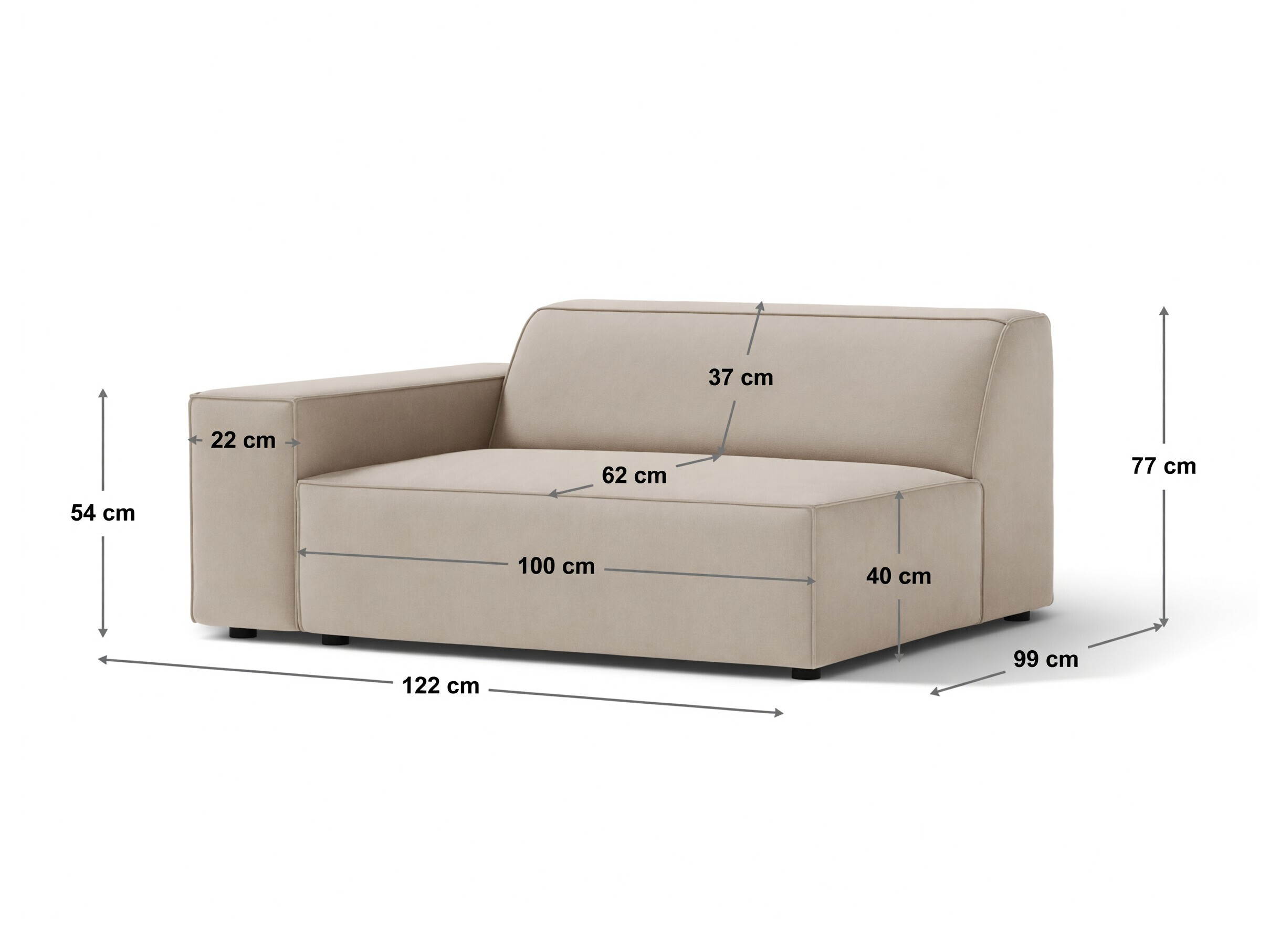 Moduļu krēsls Lomcalu 126 (Liberty 09)