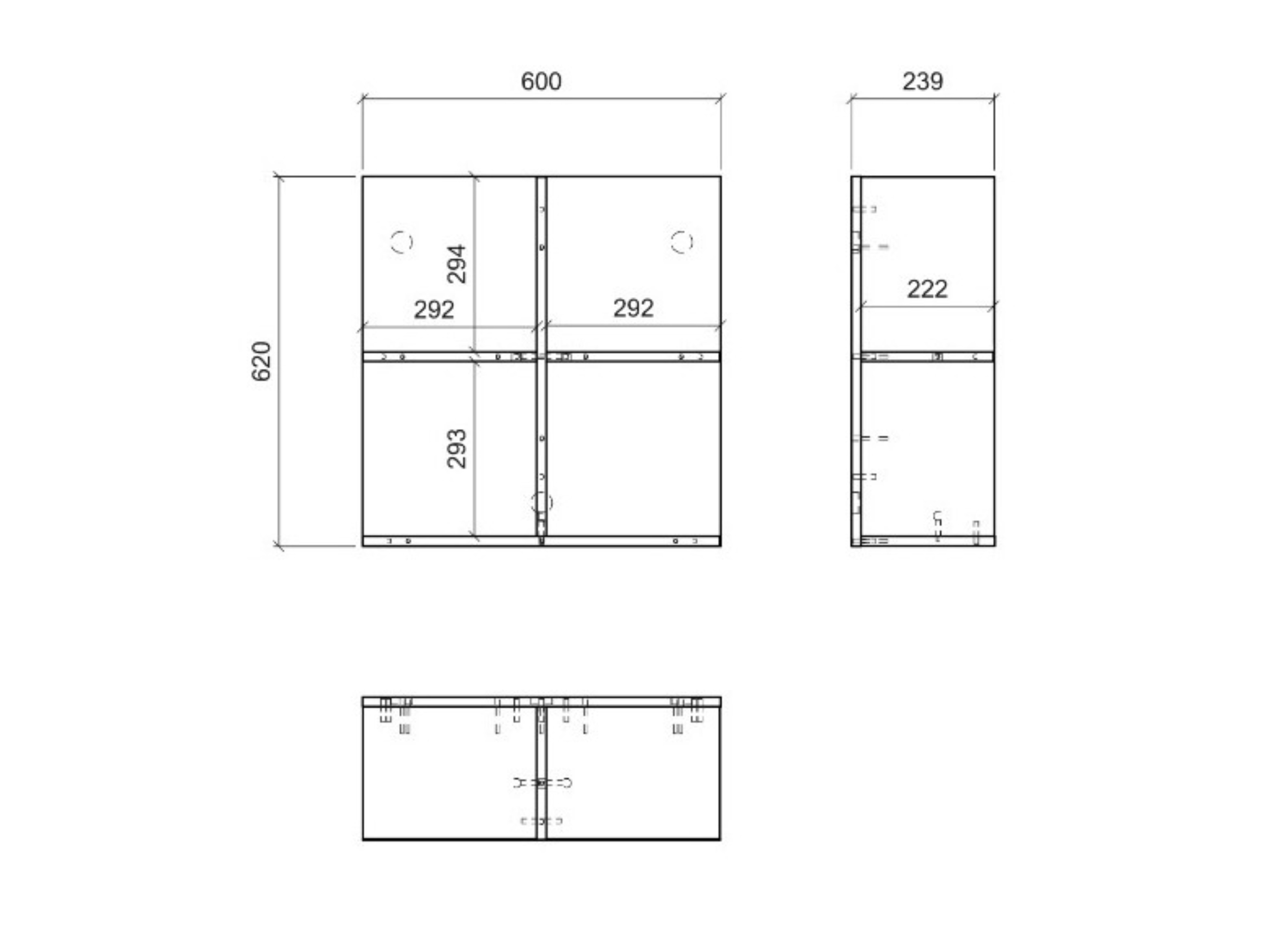 Piekarams plaukts Venlori 126 (Balts)