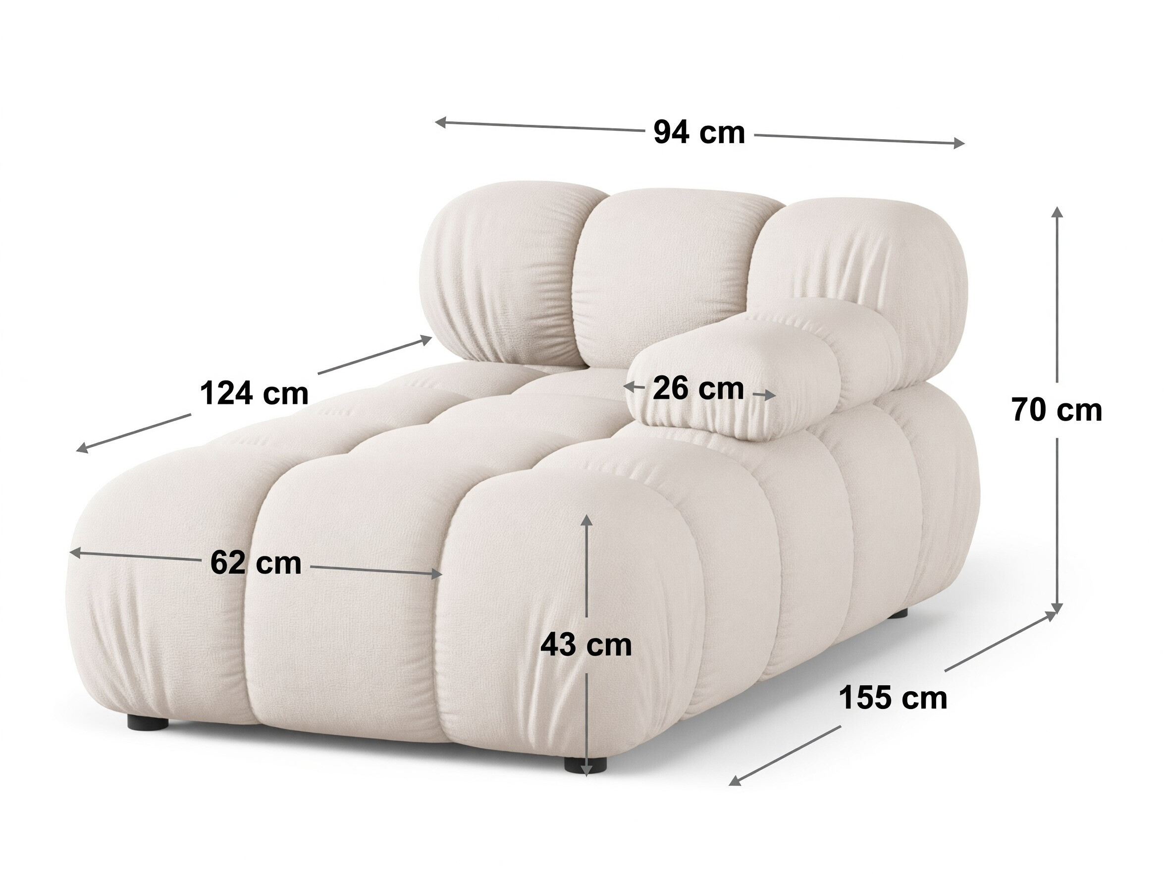 Moduļu krēsls Caltenu 103 (Venus 2927)
