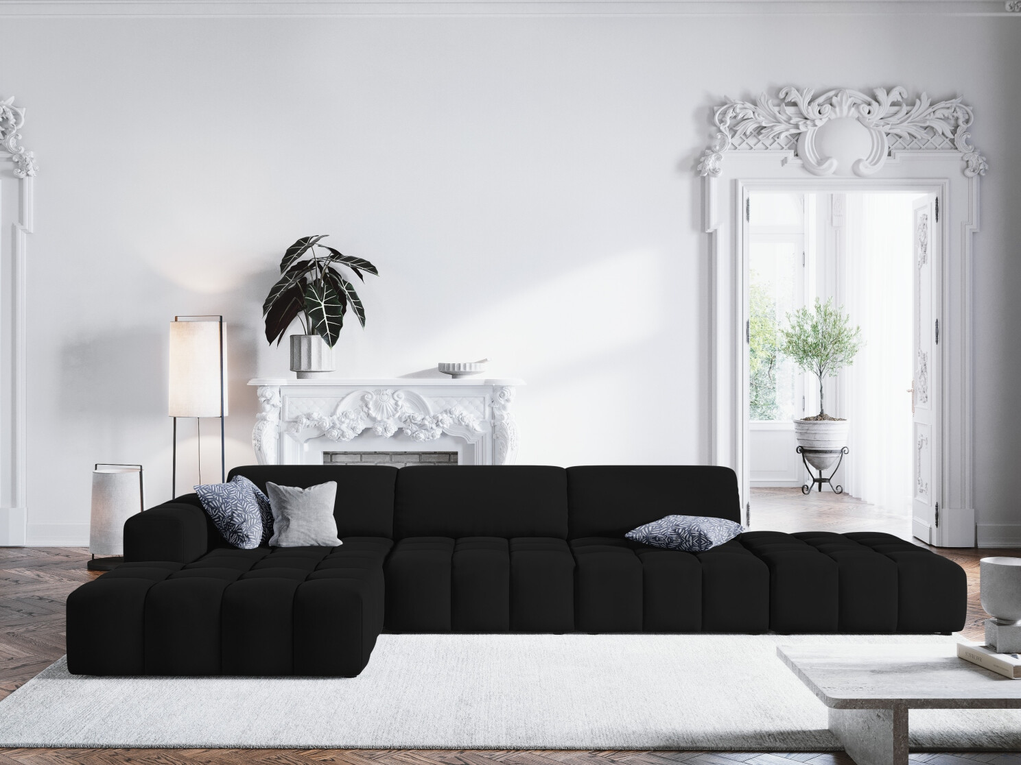 Stūra dīvāns Lirlivo 103 (Riviera 100)