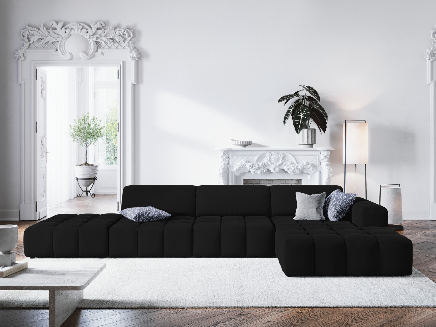 Stūra dīvāns Lirlivo 103 (Riviera 100)