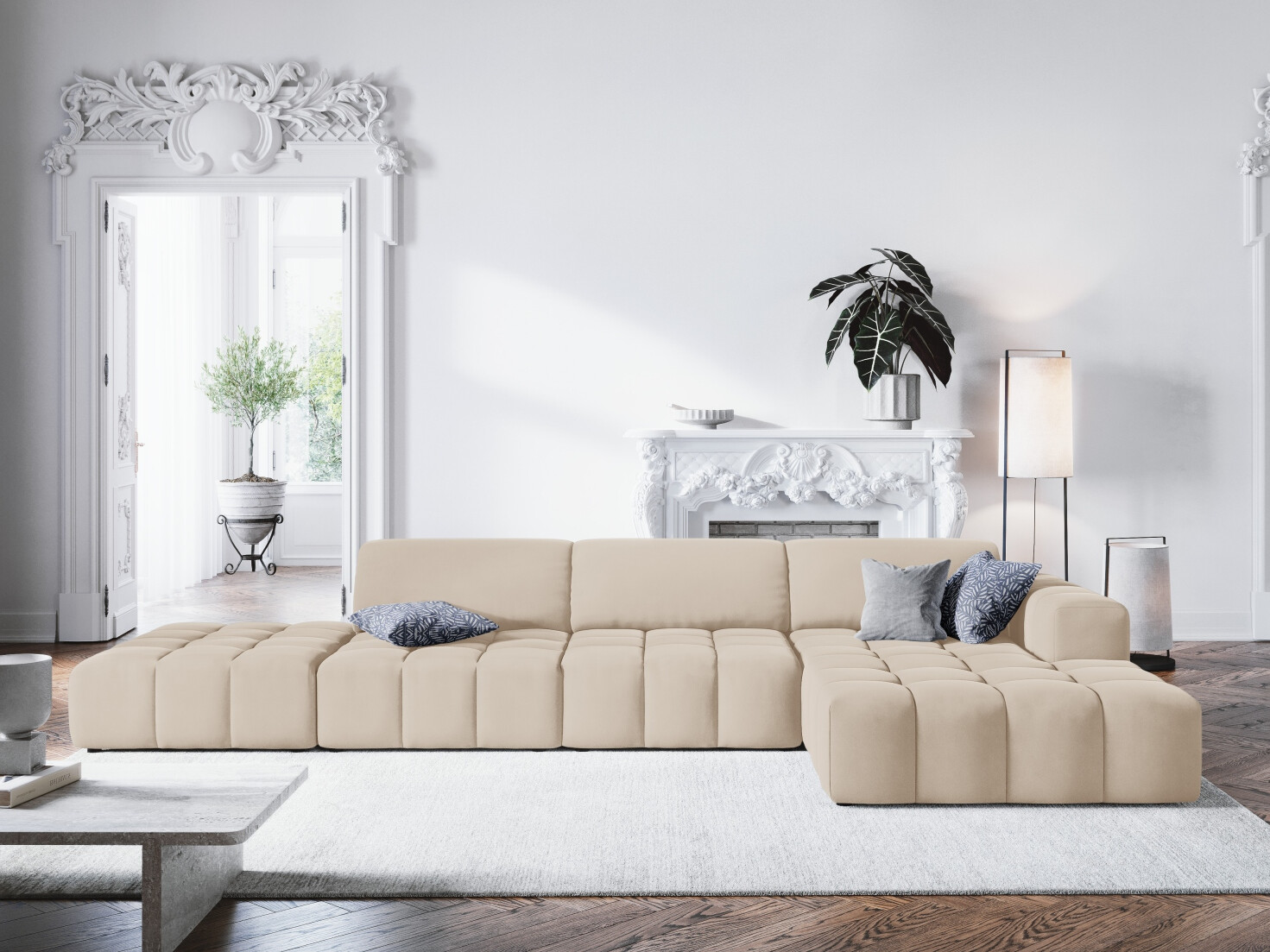 Stūra dīvāns Lirlivo 103 (Riviera 21)