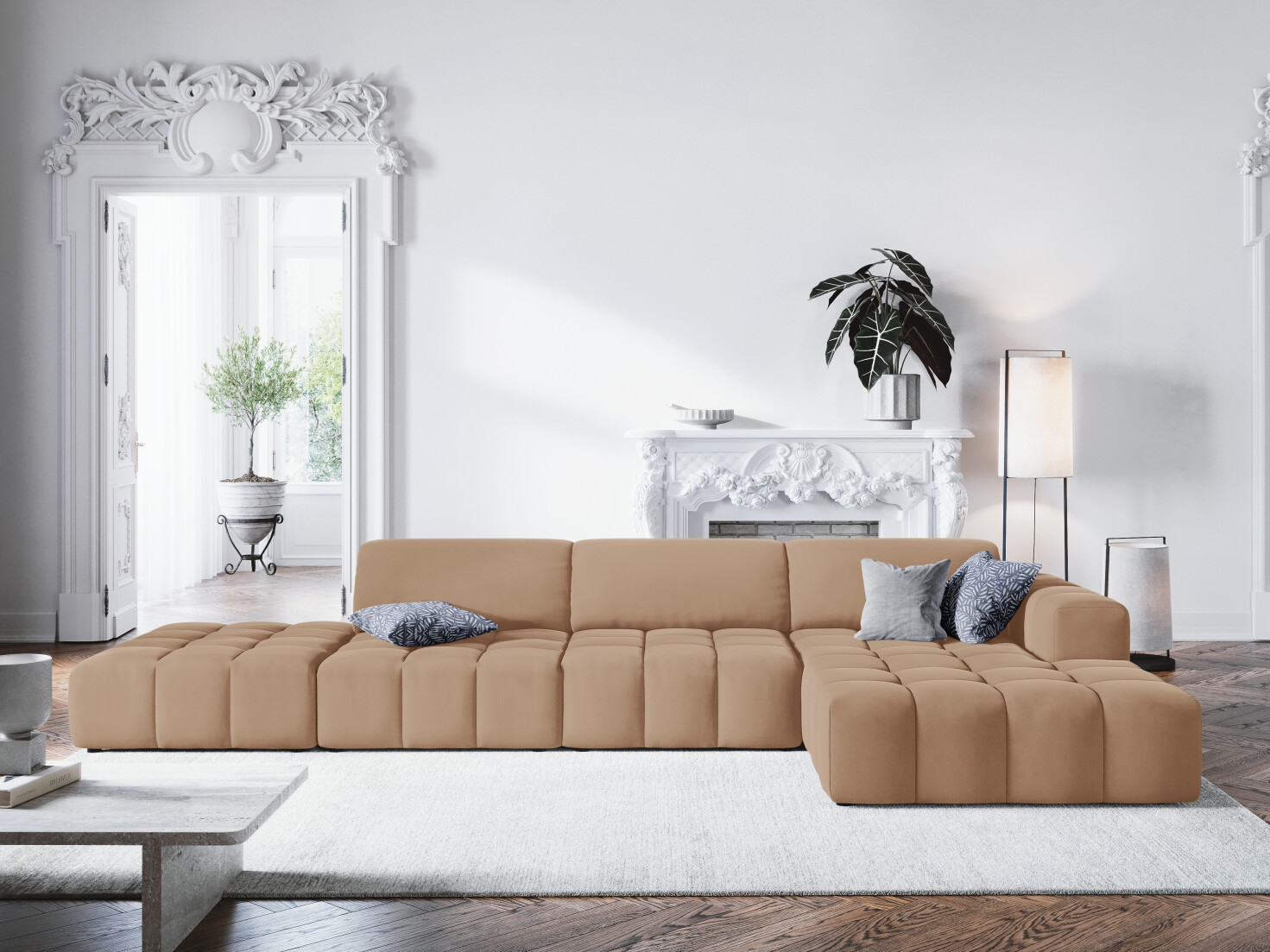 Stūra dīvāns Lirlivo 103 (Riviera 24)