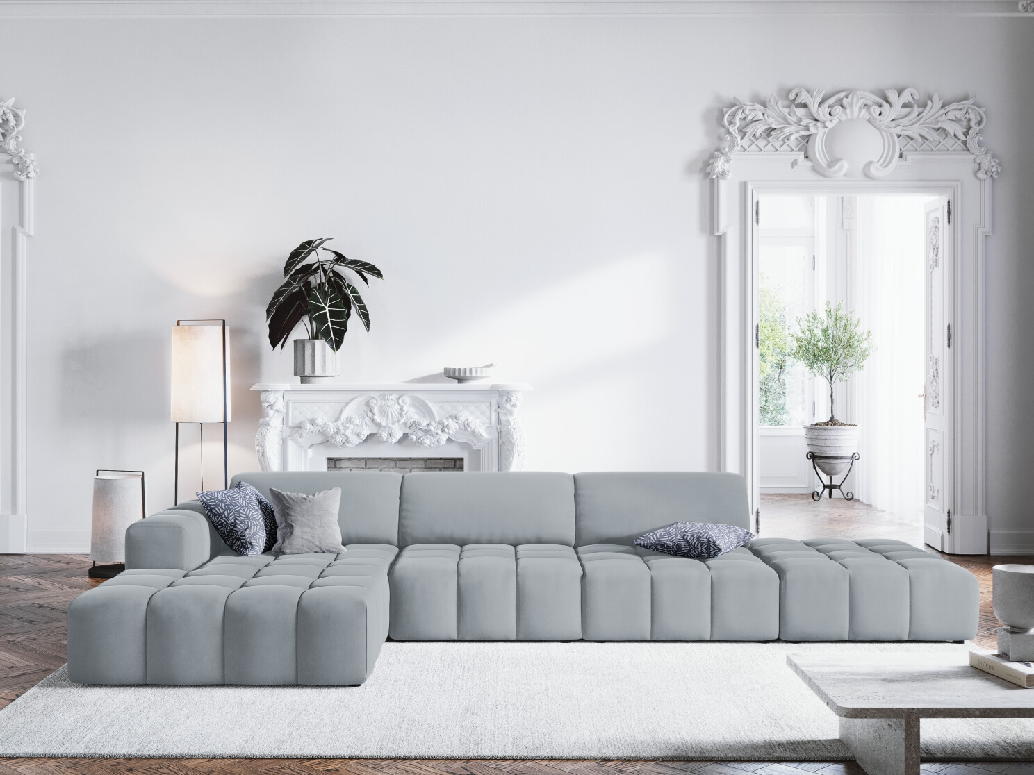 Stūra dīvāns Lirlivo 103 (Riviera 80)