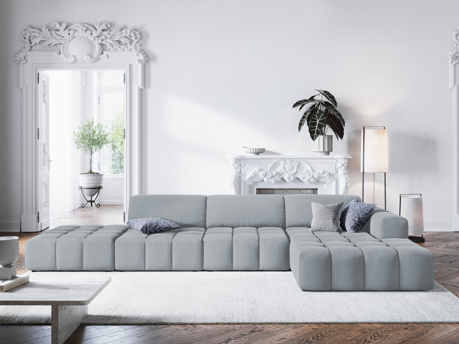Stūra dīvāns Lirlivo 103 (Riviera 80)