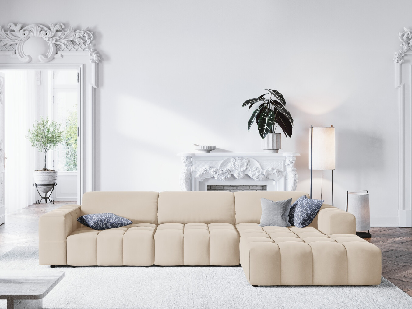 Stūra dīvāns Lirlivo 105 (Riviera 21)
