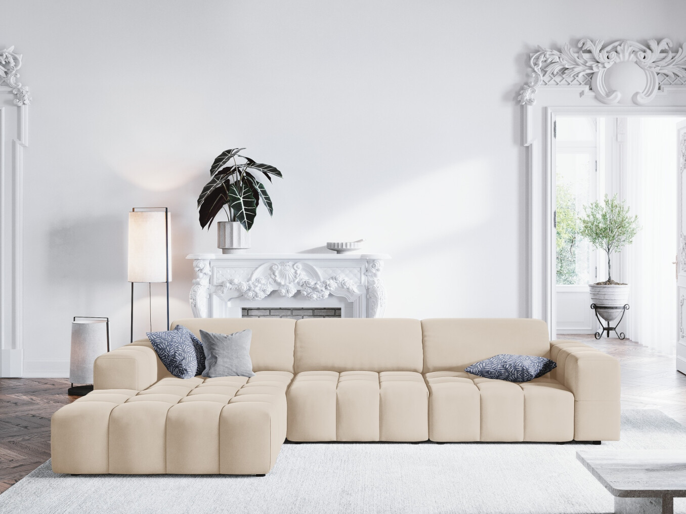 Stūra dīvāns Lirlivo 105 (Riviera 21)