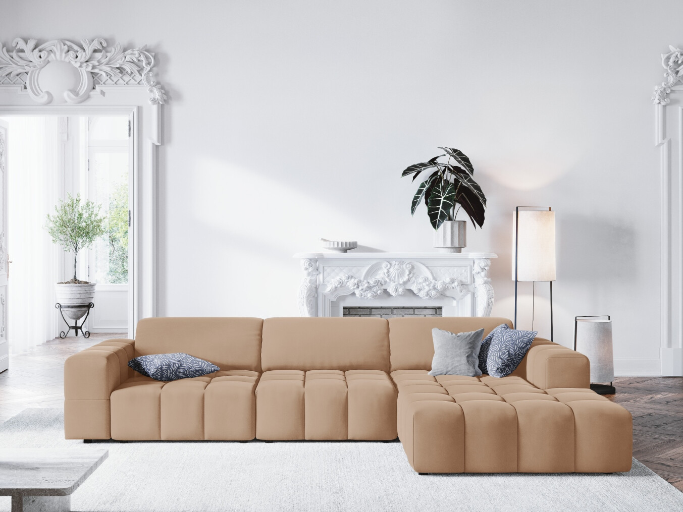 Stūra dīvāns Lirlivo 105 (Riviera 24)