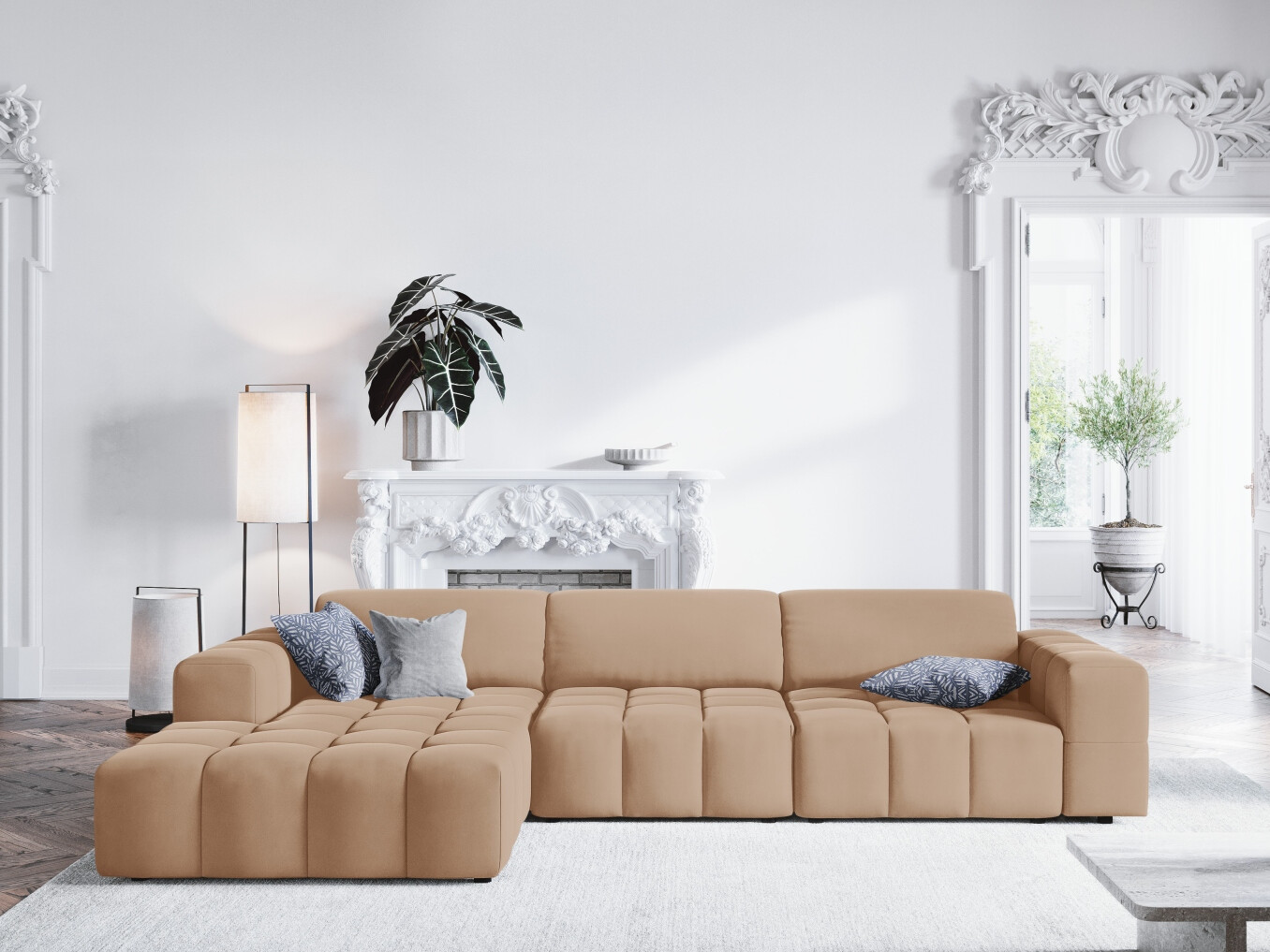 Stūra dīvāns Lirlivo 105 (Riviera 24)