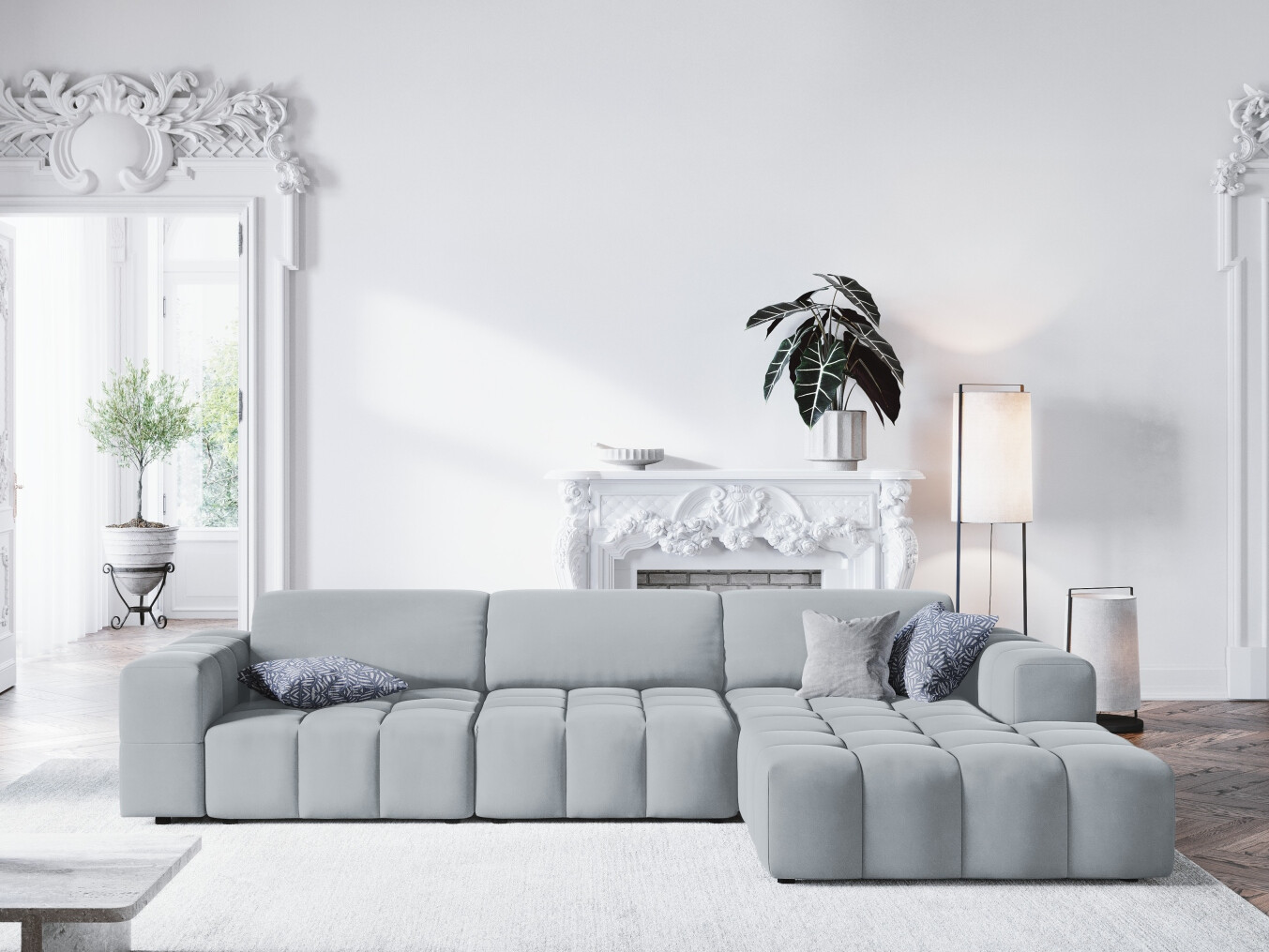 Stūra dīvāns Lirlivo 105 (Riviera 80)