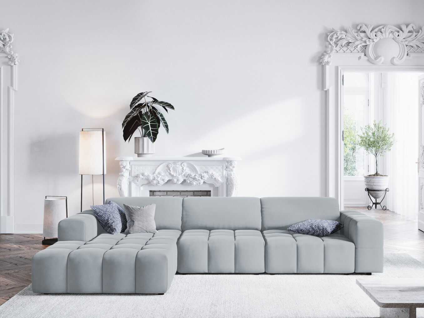 Stūra dīvāns Lirlivo 105 (Riviera 80)