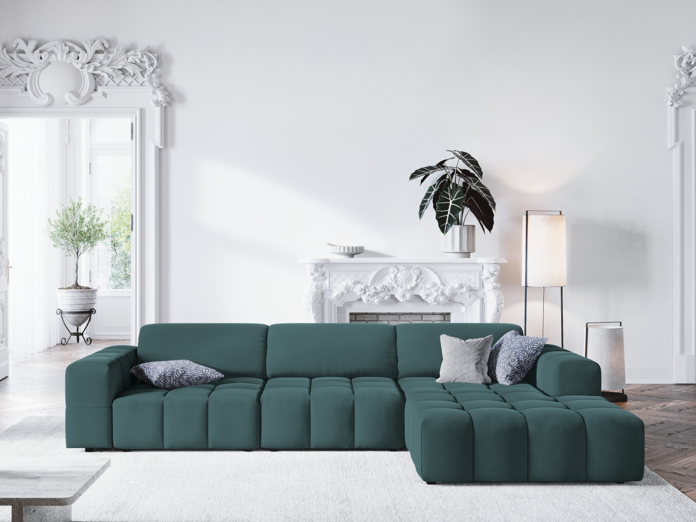 Stūra dīvāns Lirlivo 105 (Riviera 87)