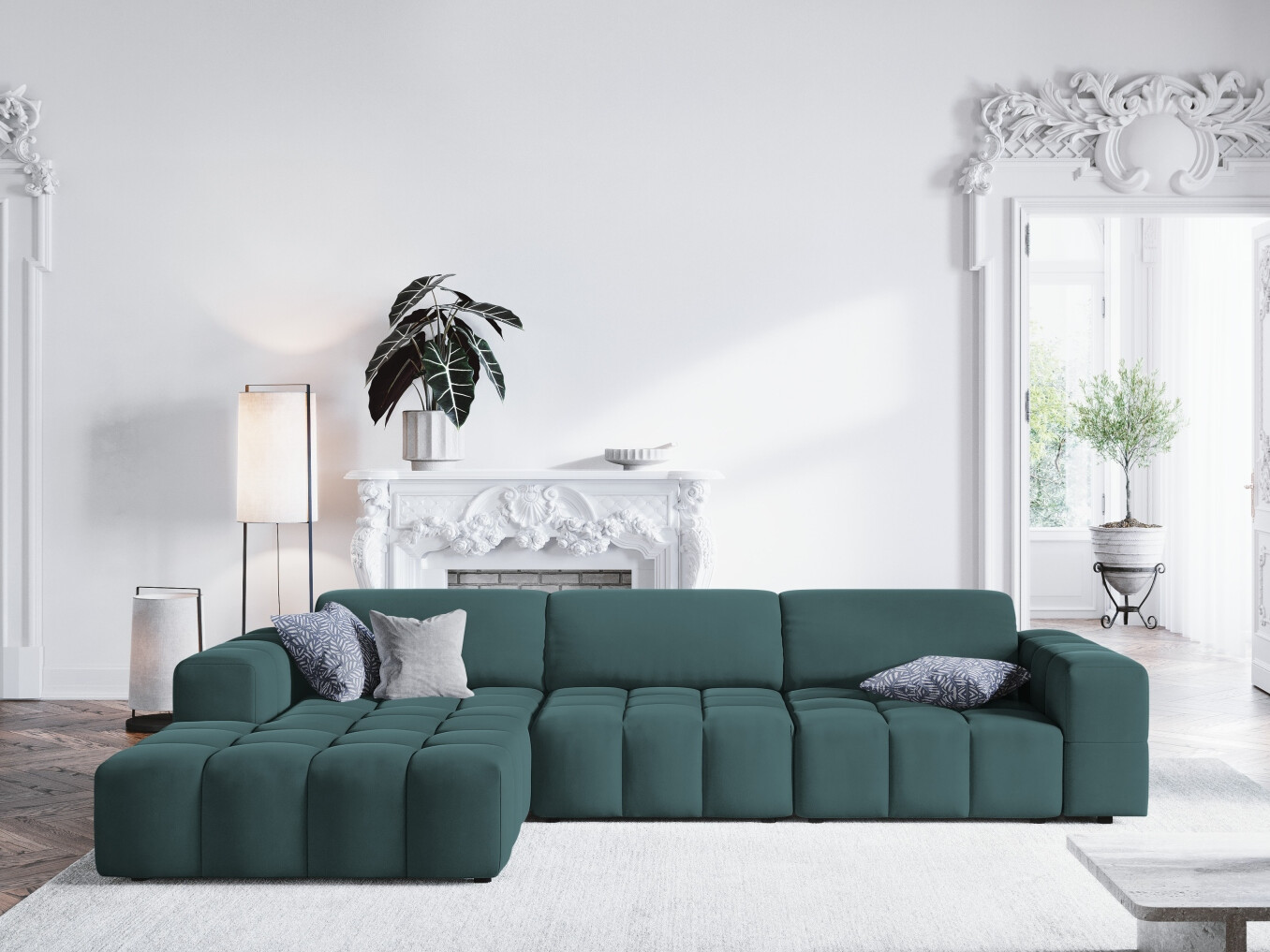 Stūra dīvāns Lirlivo 105 (Riviera 87)