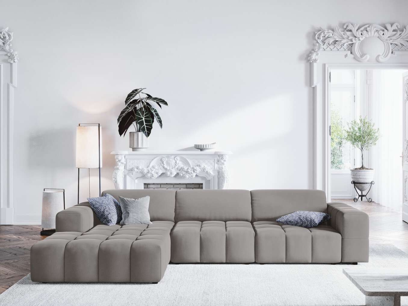 Stūra dīvāns Lirlivo 105 (Riviera 91)