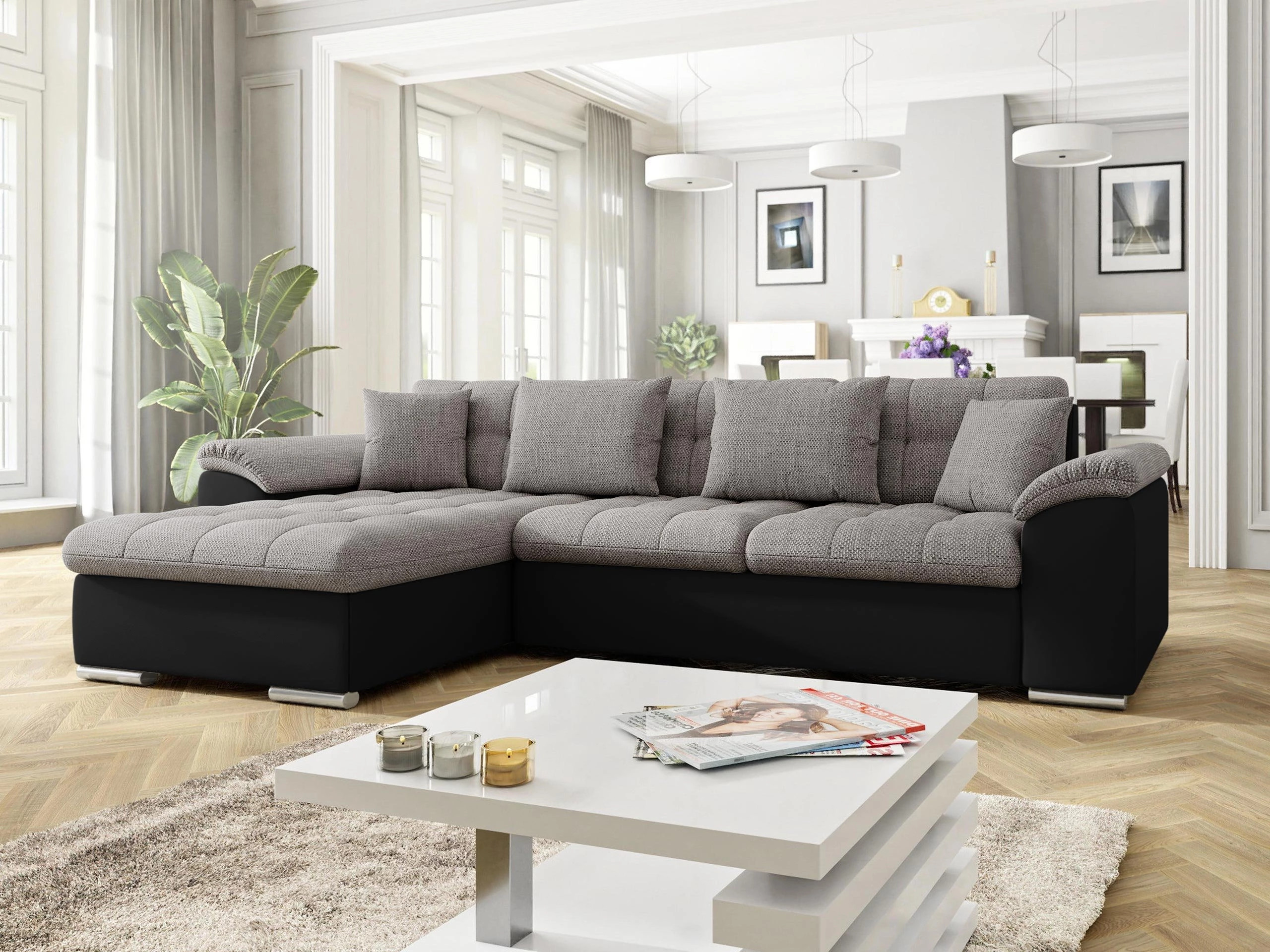 Stūra dīvāns Comfivo Mica (Soft 011 + Lawa 05)