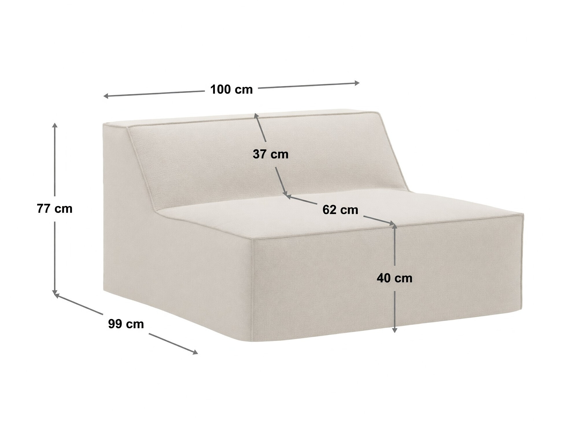 Moduļu krēsls Lomcalu 130 (Lins 04)