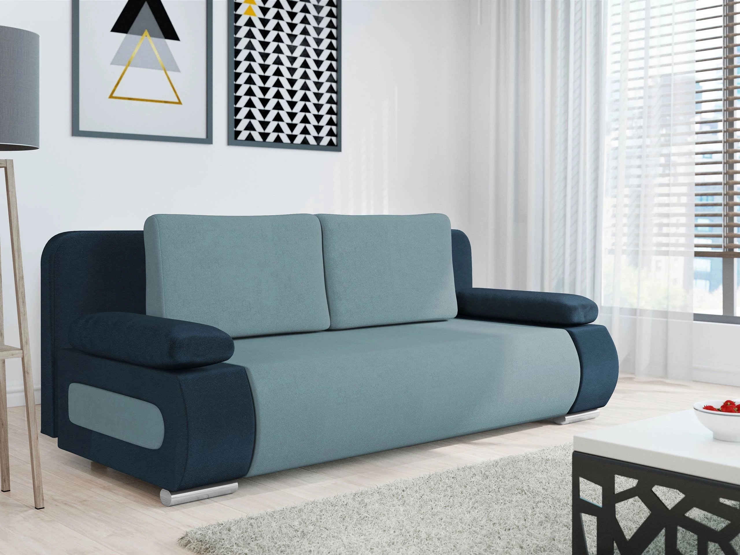 Dīvāns gulta Comfivo Pudor (Uttario Velvet 2967 + Uttario Velvet 2960)
