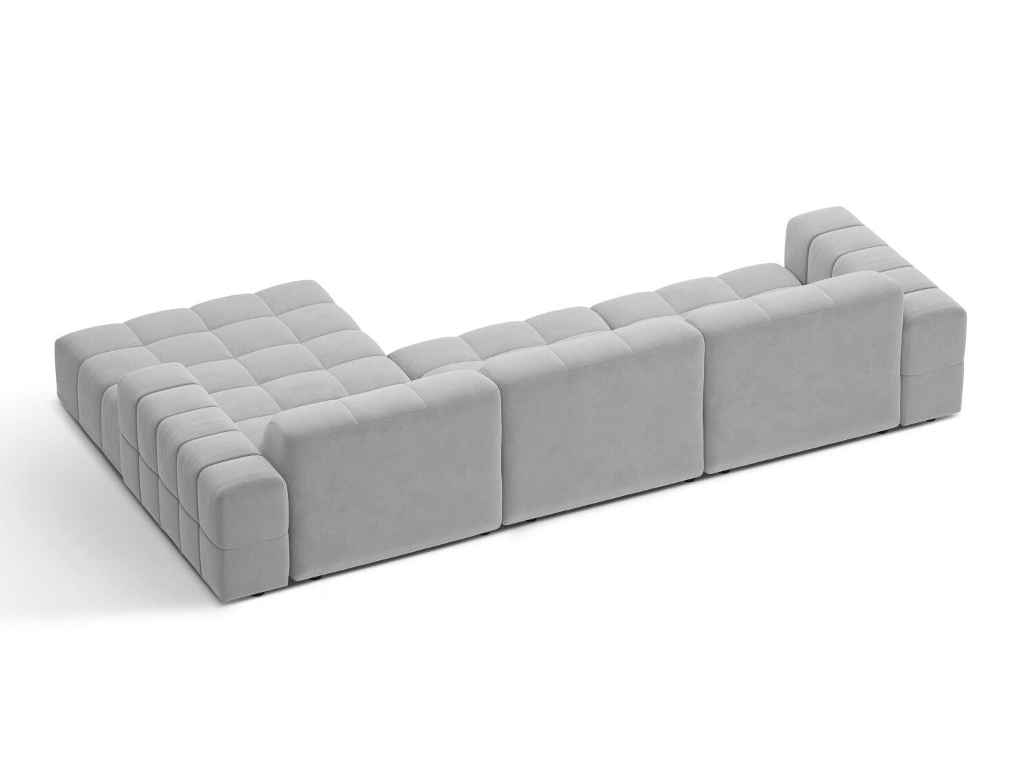 Moduļu stūra dīvāns Somelo 102 (Bluvel 03)