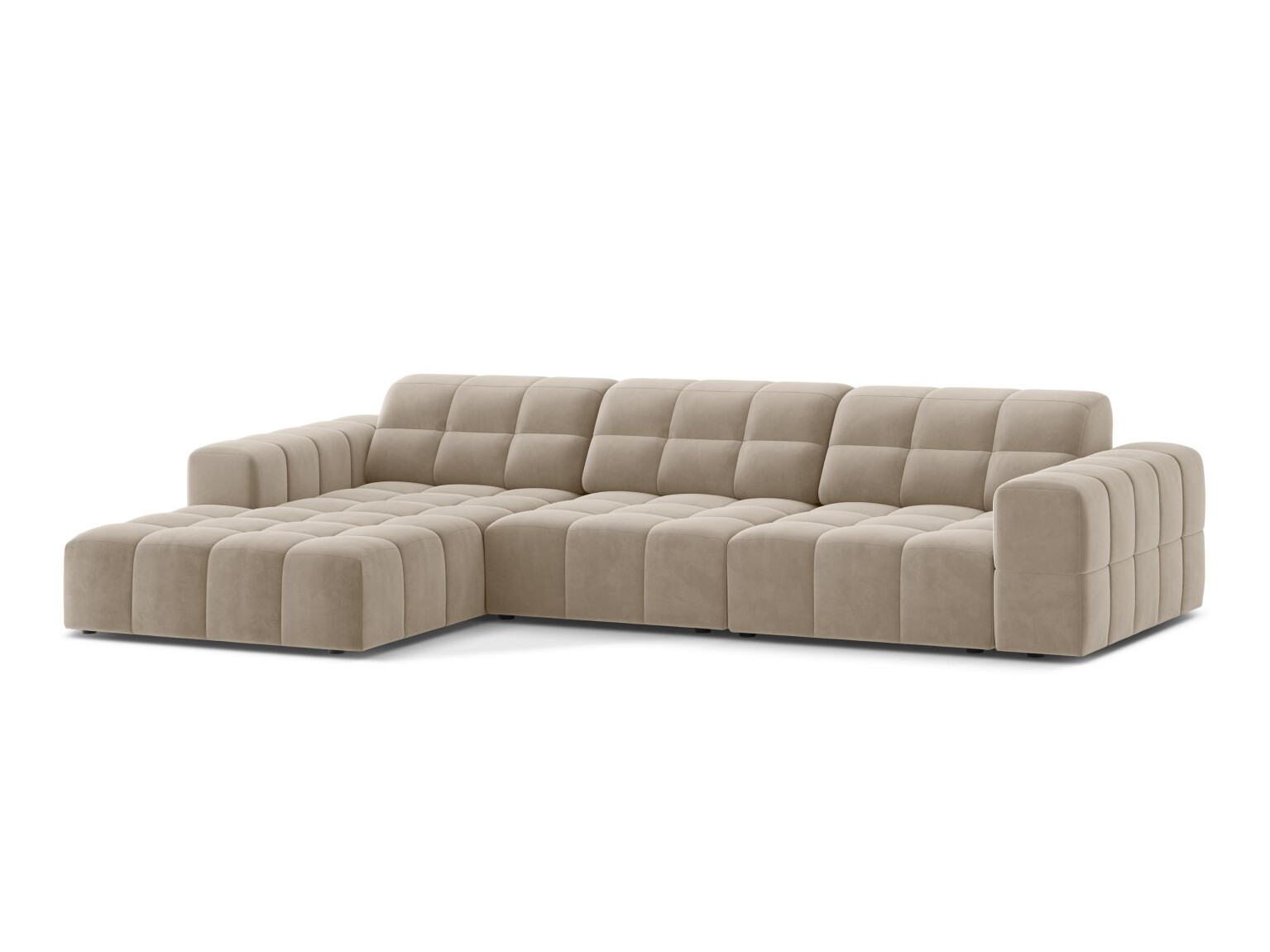 Moduļu stūra dīvāns Somelo 102 (Bluvel 30)