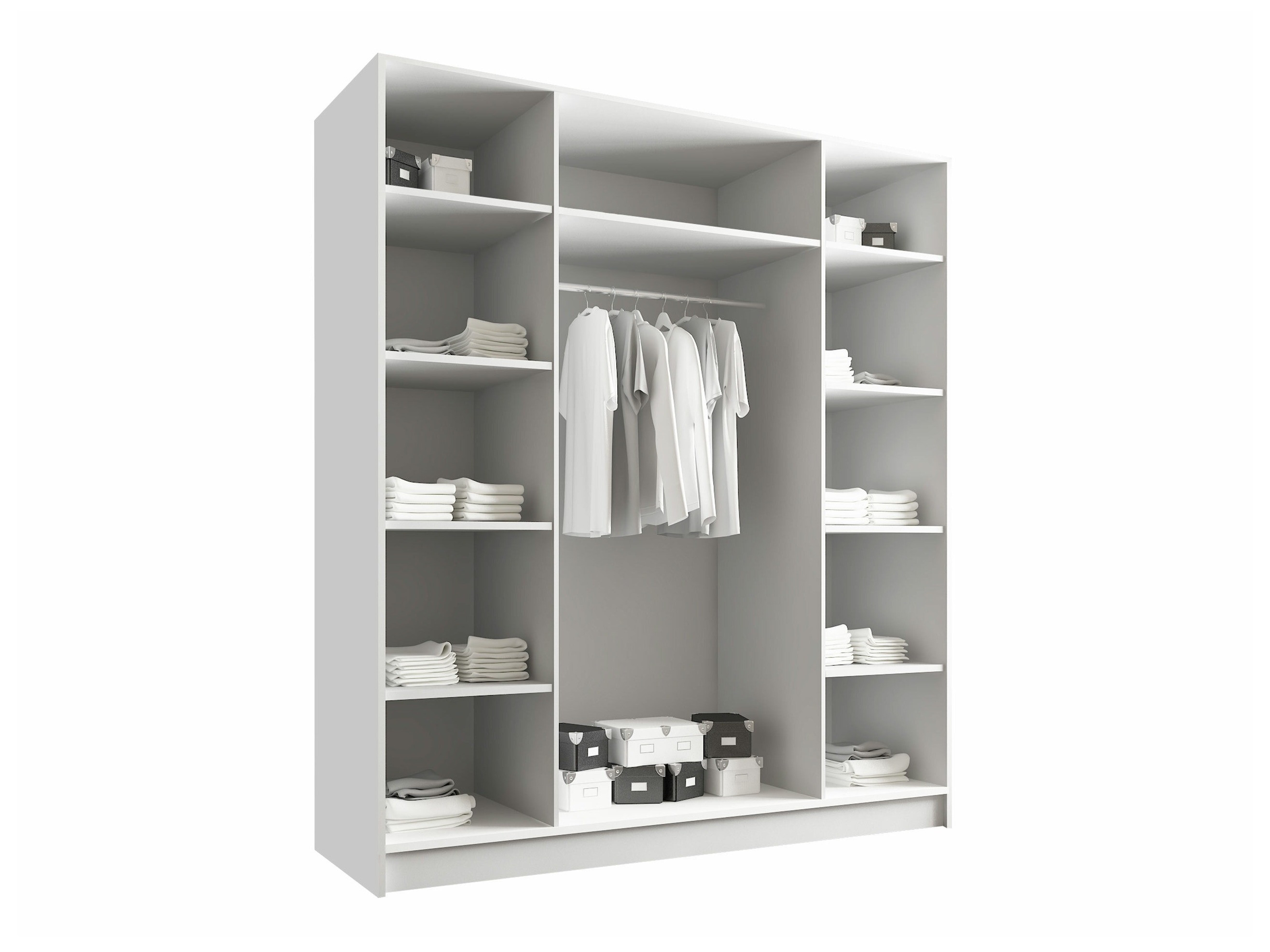 Skapis Closico Navor II (Balts)
