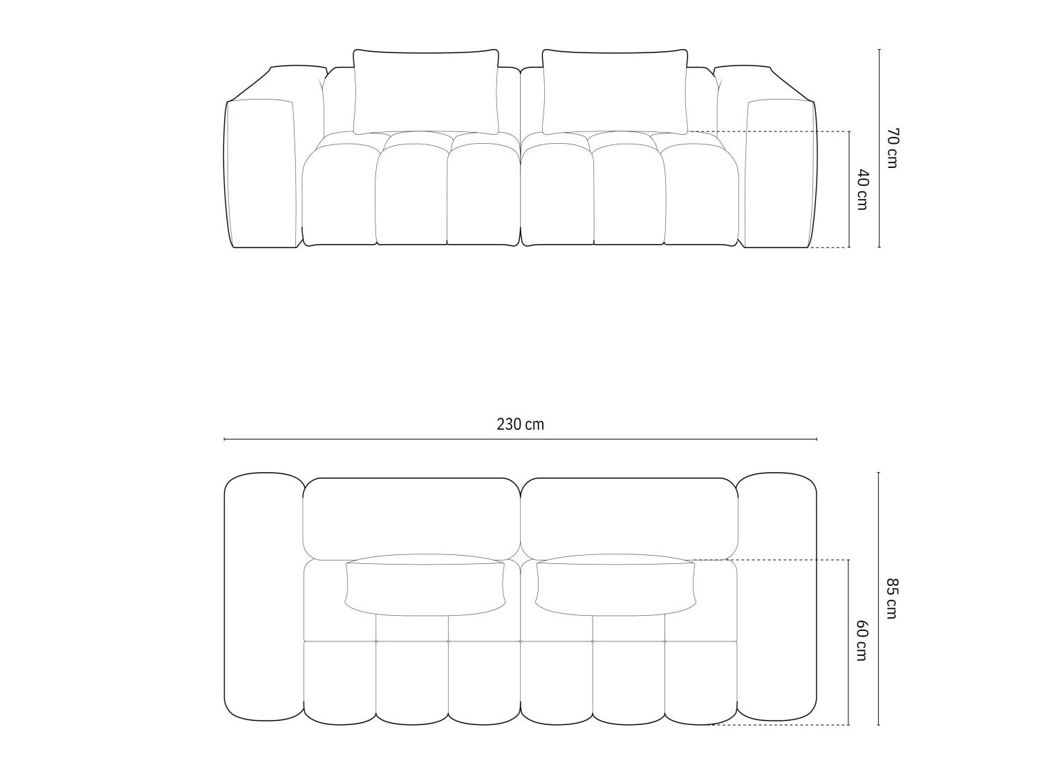 Dīvāns Odeveno 101 (Casino Dark Blue)