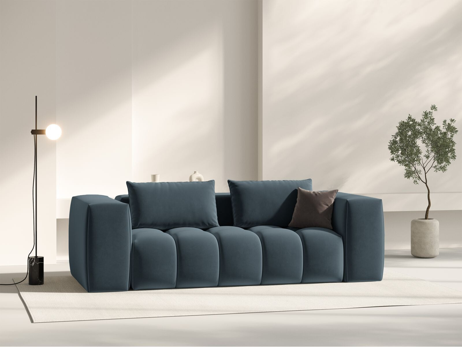 Dīvāns Odeveno 102 (Casino Dark Blue)