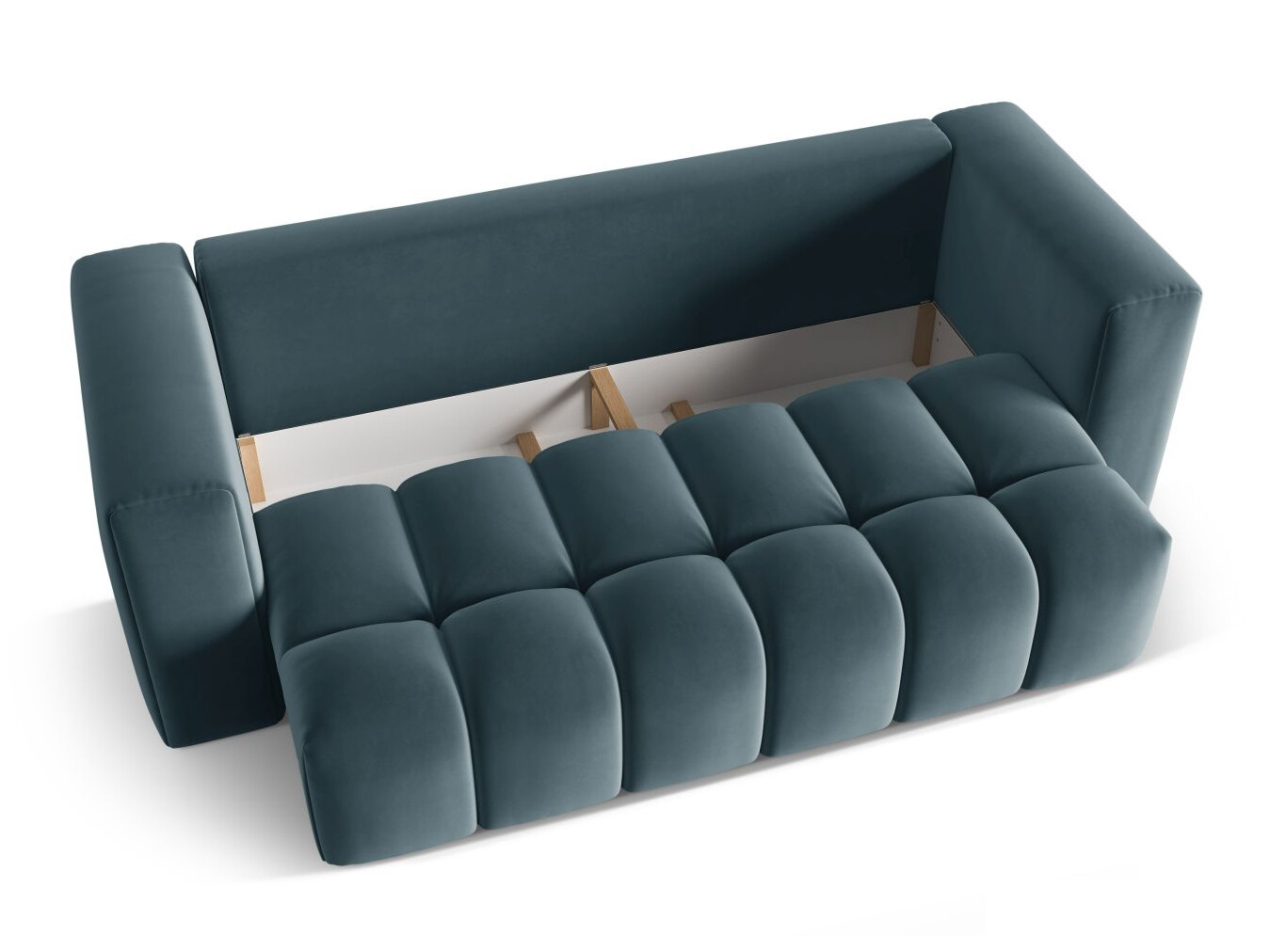 Dīvāns gulta Odeveno 103 (Casino Dark Blue)