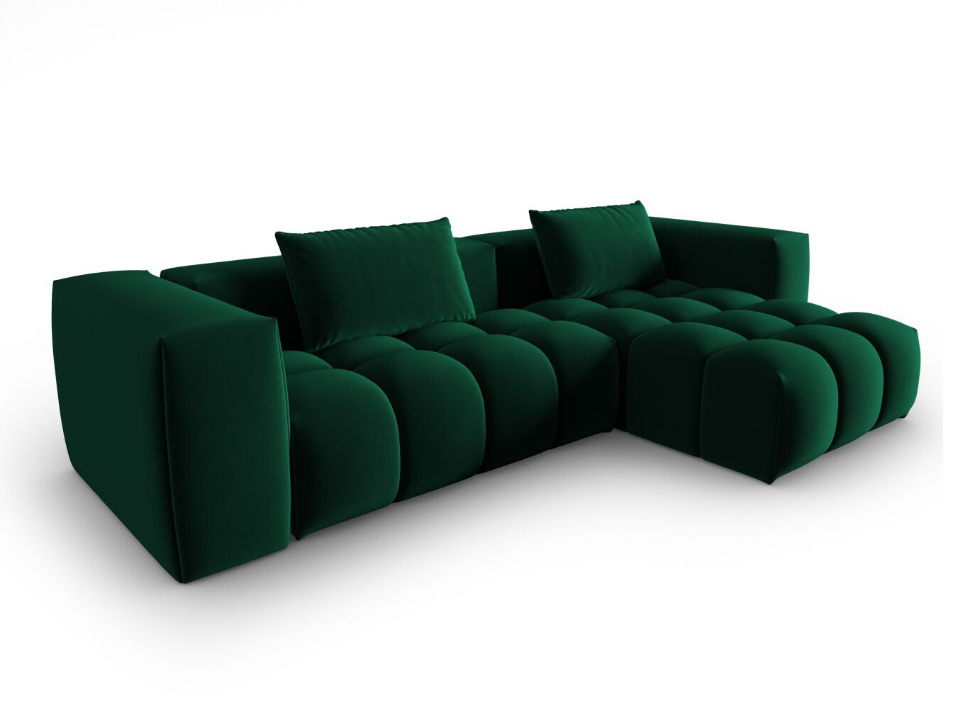 Stūra dīvāns Odeveno 104 (Casino Deep Green)