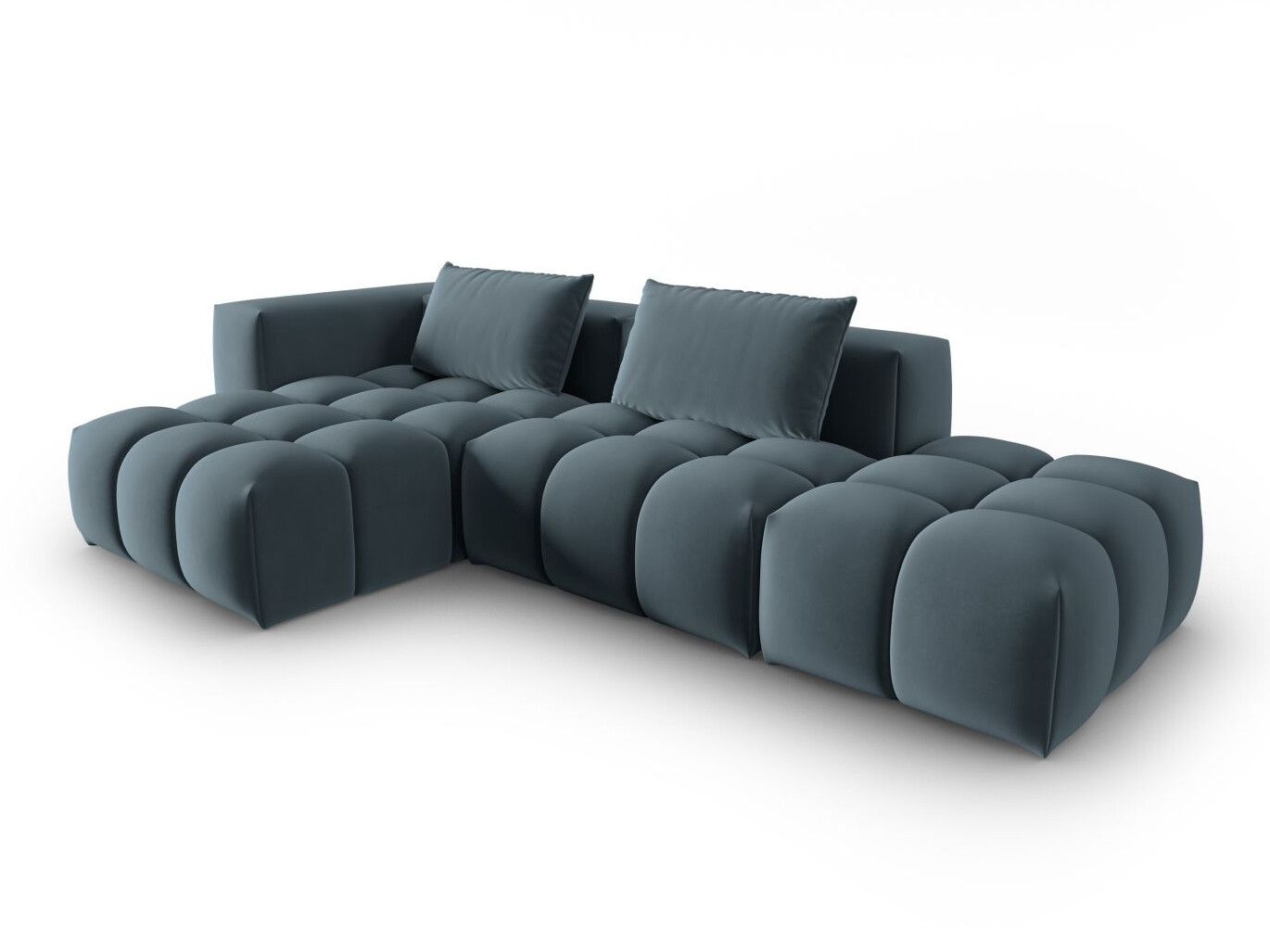 Stūra dīvāns Odeveno 105 (Casino Dark Blue)