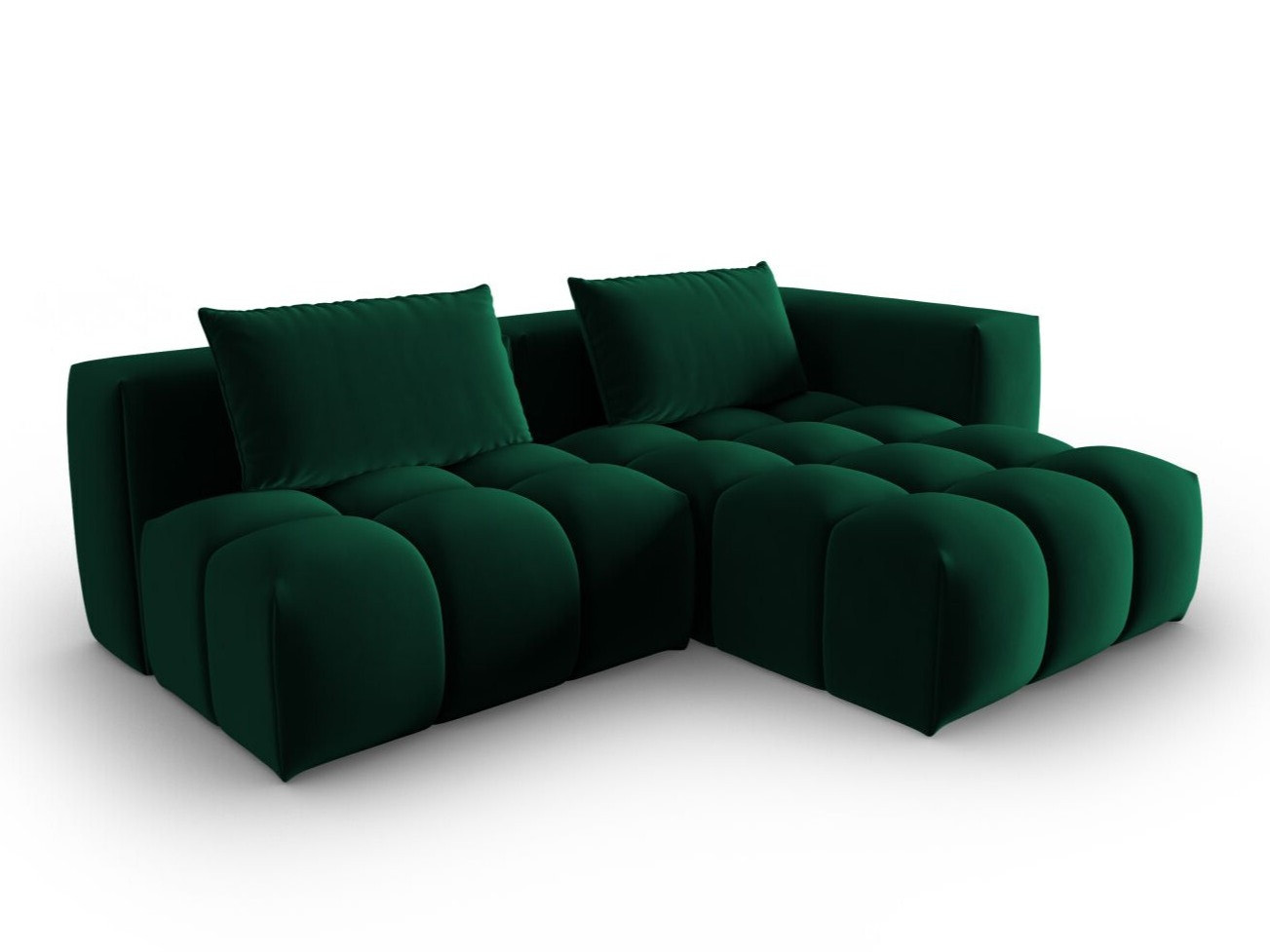 Stūra dīvāns Odeveno 106 (Casino Deep Green)