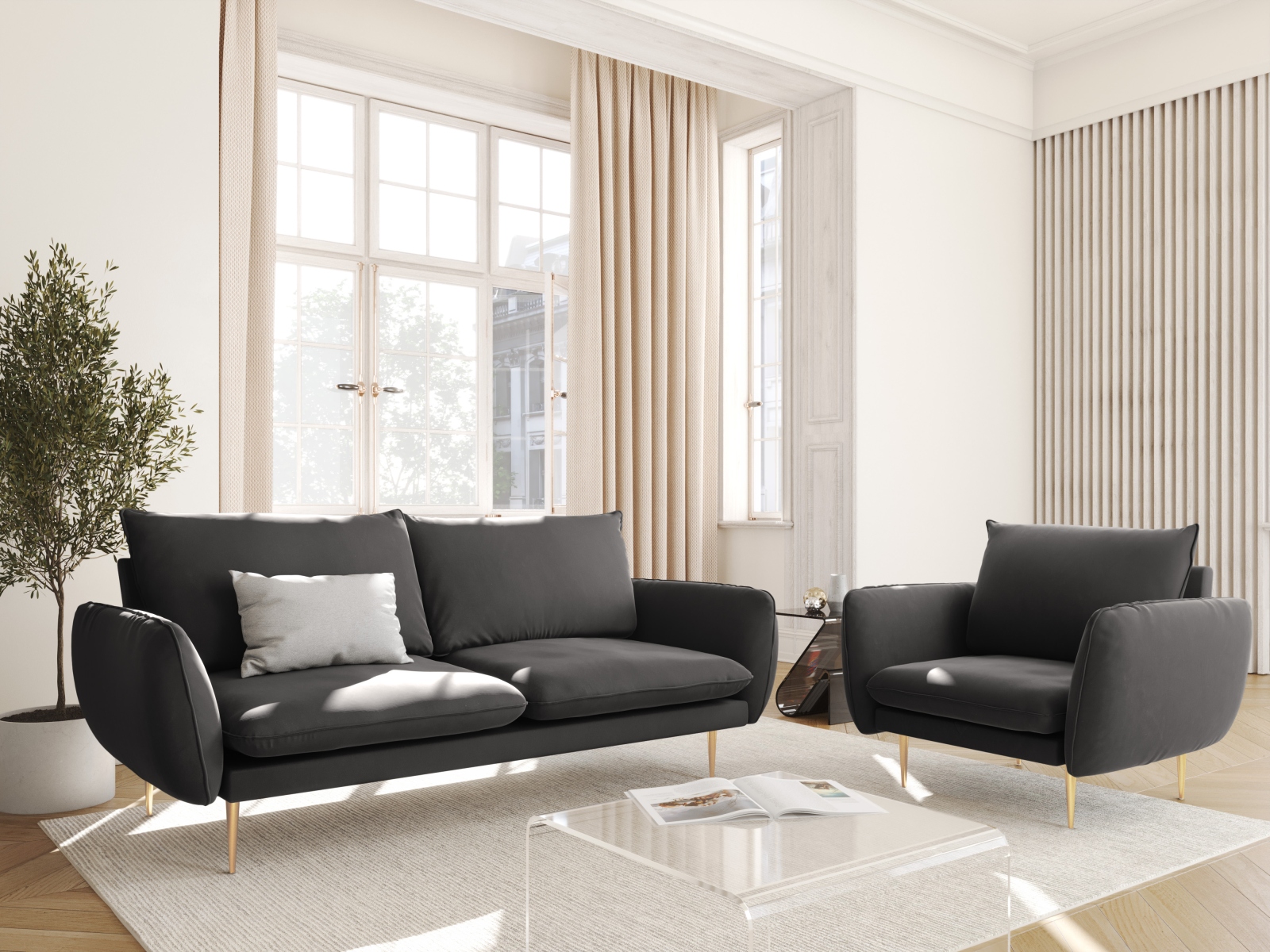 Atpūtas krēsls Ferlevi 110 (Bluvel 18)