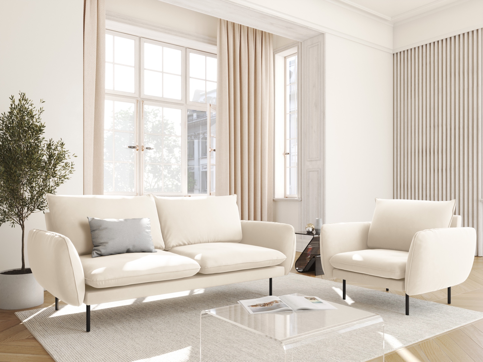 Atpūtas krēsls Ferlevi 110 (Bluvel 22)