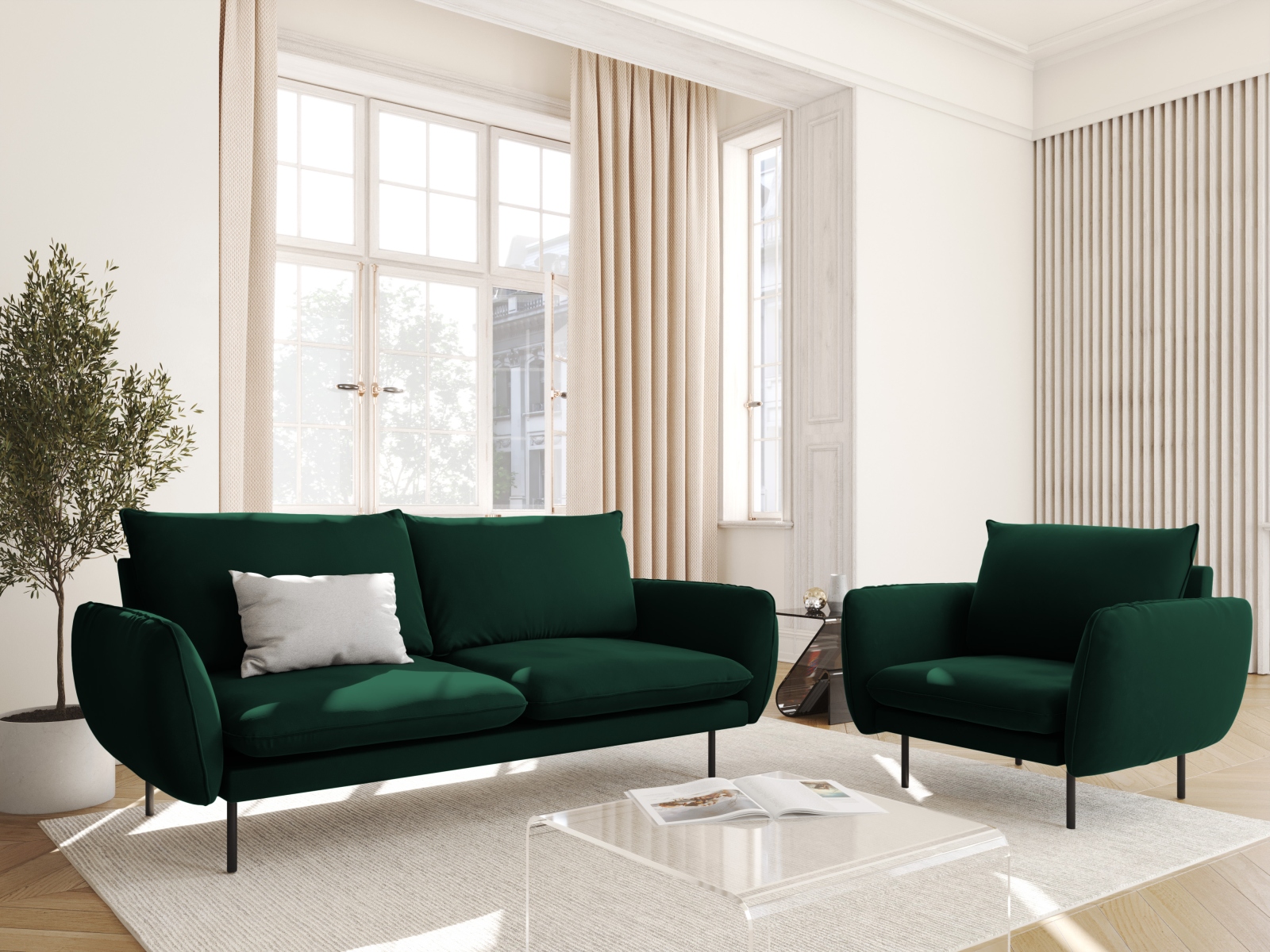 Atpūtas krēsls Ferlevi 110 (Bluvel 78)