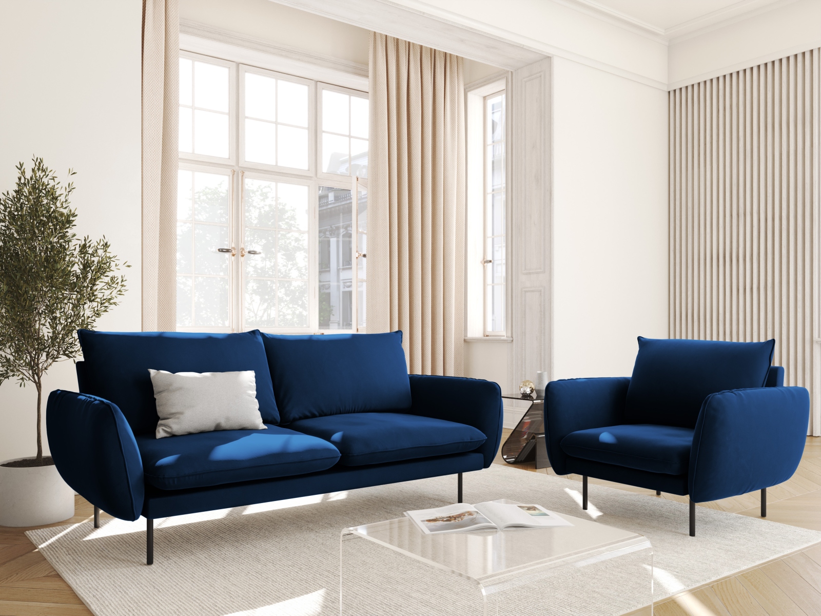 Atpūtas krēsls Ferlevi 110 (Bluvel 86)