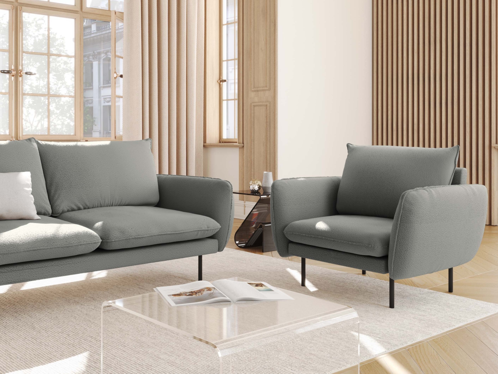 Atpūtas krēsls Ferlevi 110 (Ascot Taupe)