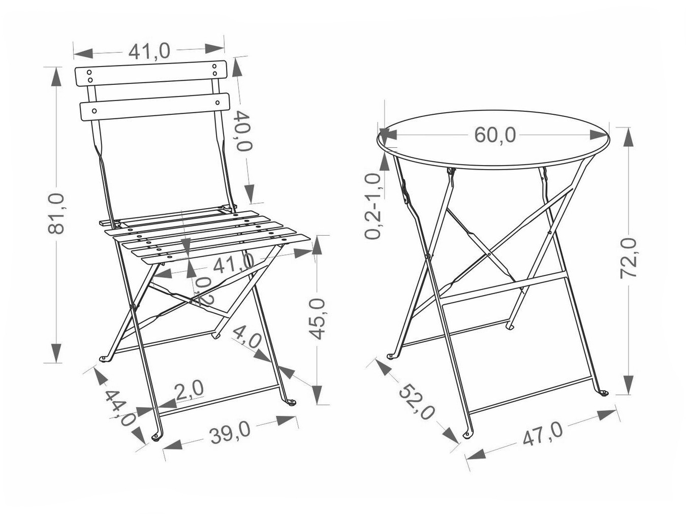 Balkona komplekts Houston 2129 (Kapučīno)