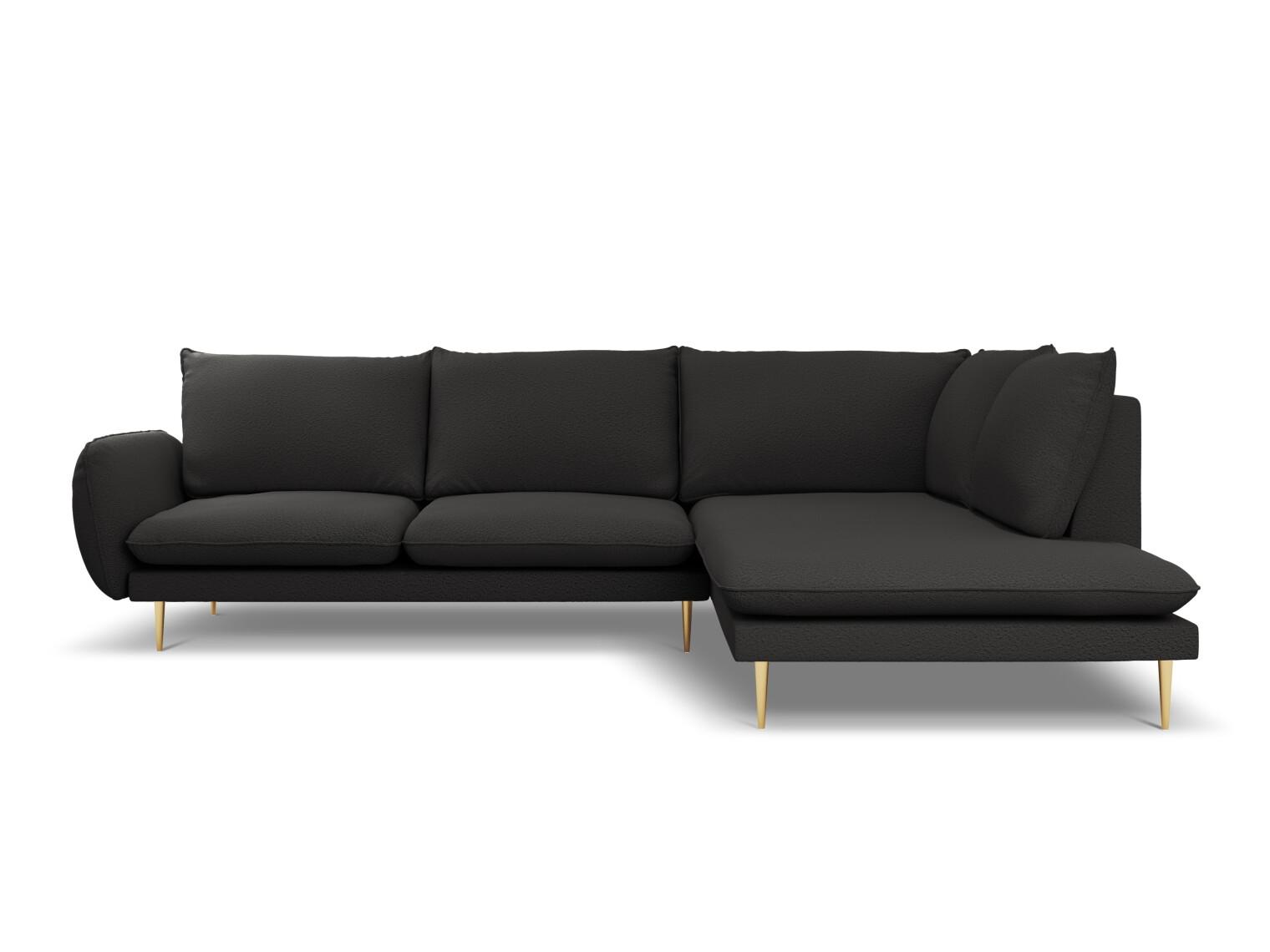 Stūra dīvāns Ferlevi 112 (Ascot Black)