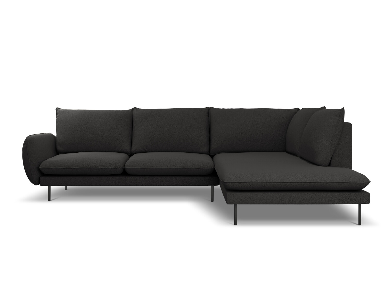 Stūra dīvāns Ferlevi 112 (Ascot Black)