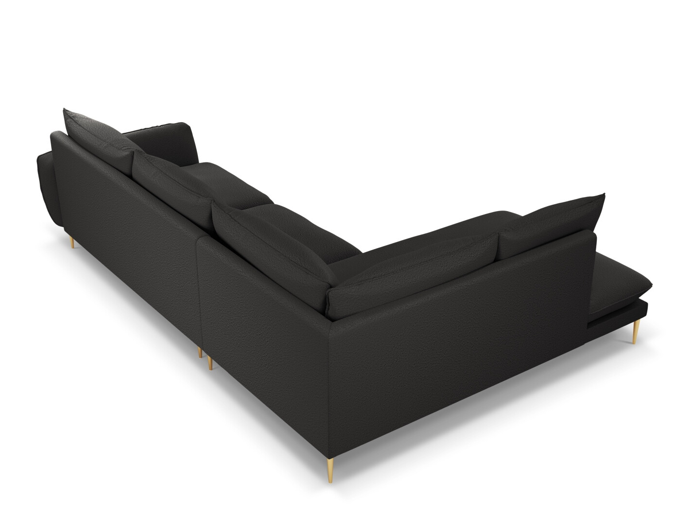 Stūra dīvāns Ferlevi 112 (Ascot Black)