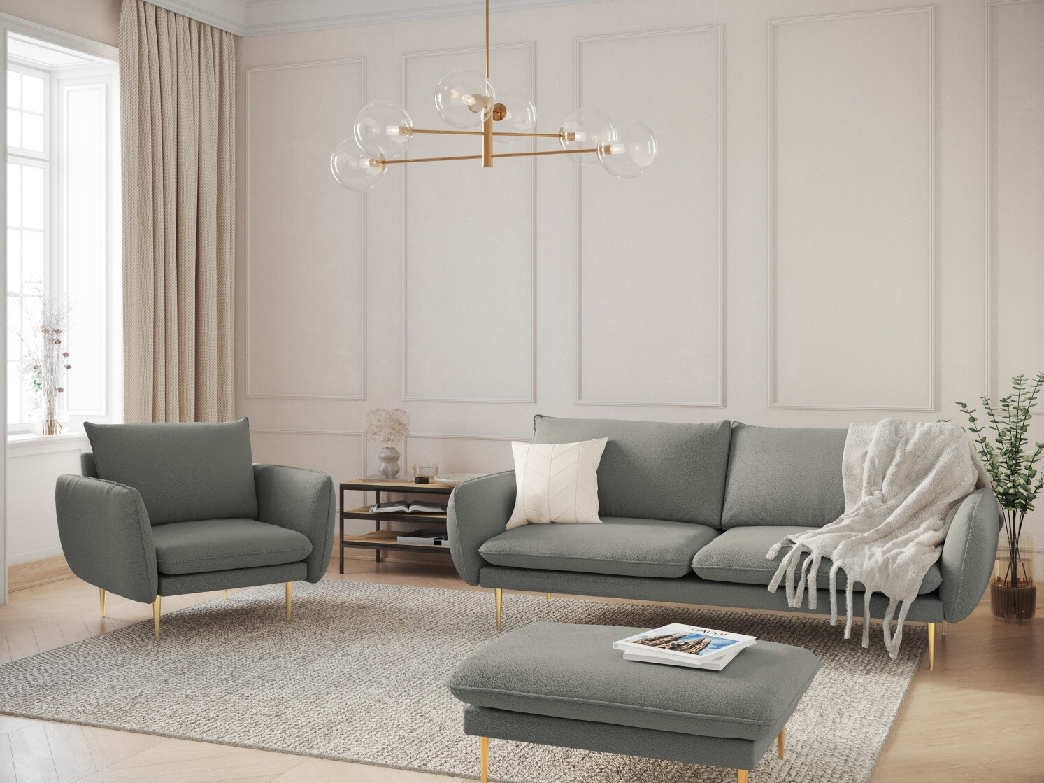 Dīvāns Ferlevi 111 (Ascot Taupe)