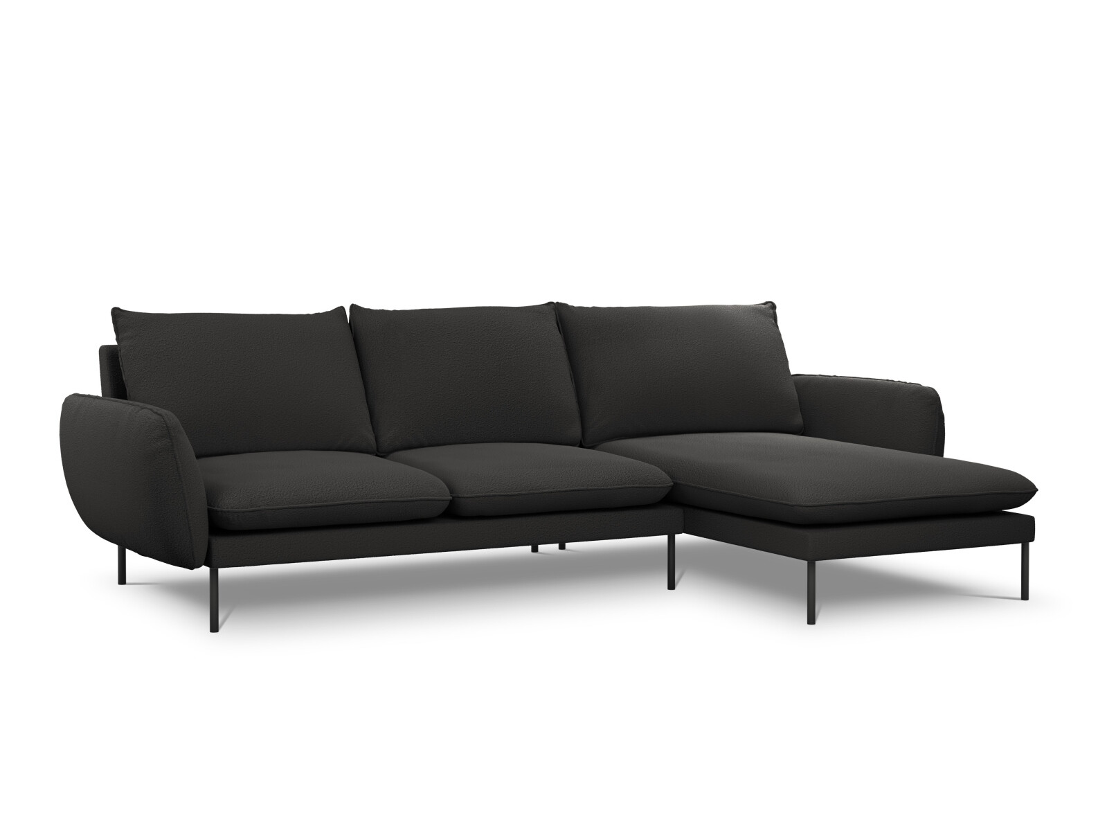 Stūra dīvāns Ferlevi 113 (Ascot Black)