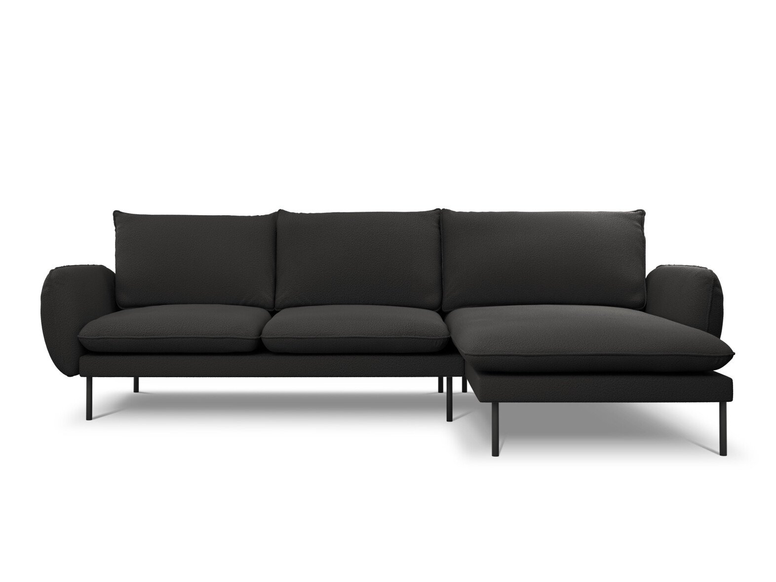 Stūra dīvāns Ferlevi 113 (Ascot Black)