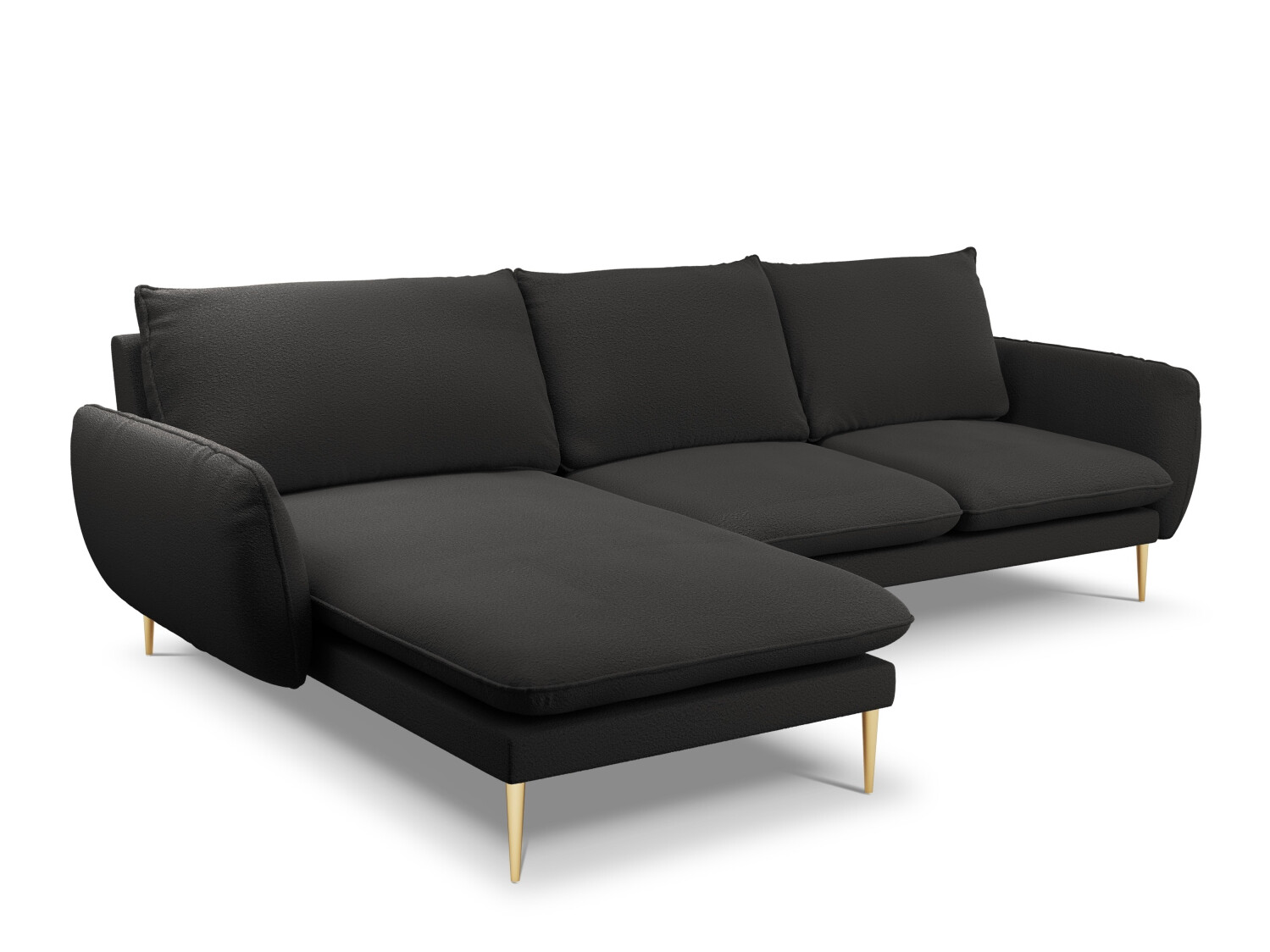 Stūra dīvāns Ferlevi 113 (Ascot Black)
