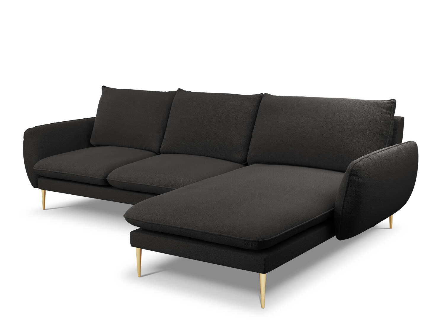 Stūra dīvāns Ferlevi 113 (Ascot Black)