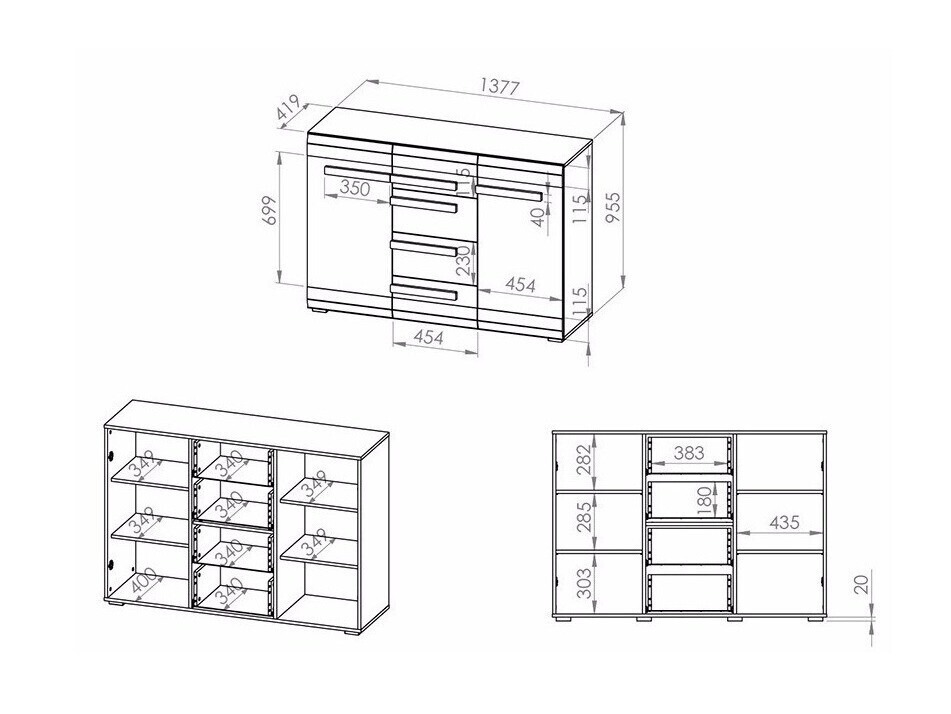 Mājas biroja komplekts Alcala 114