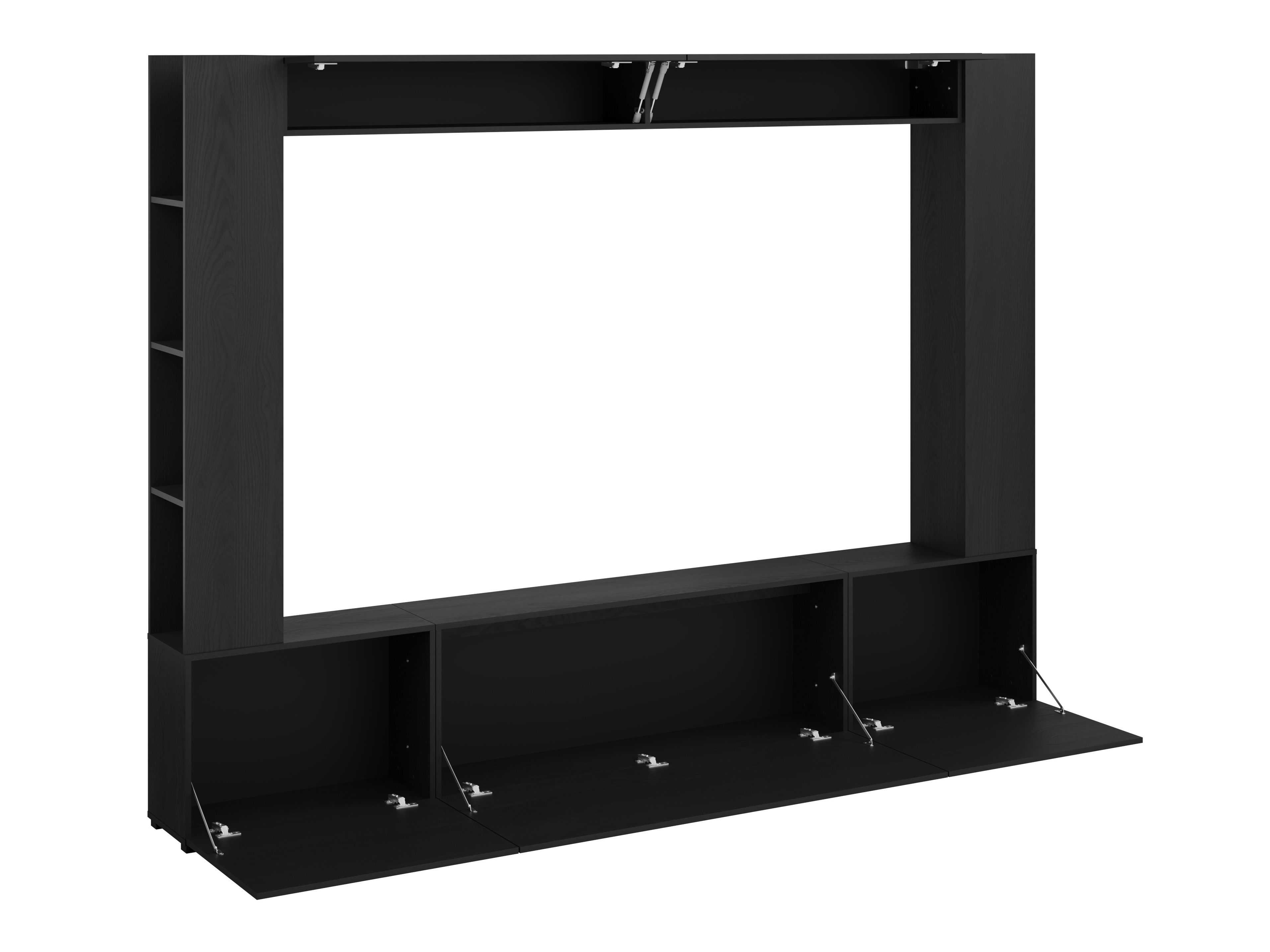 Viesistabas komplekts Austin 392 (Melns)